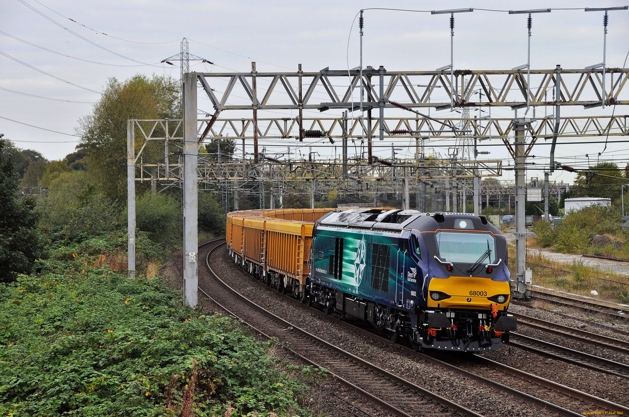 техника, поезда, железная, дорога, рельсы, локомотив, состав