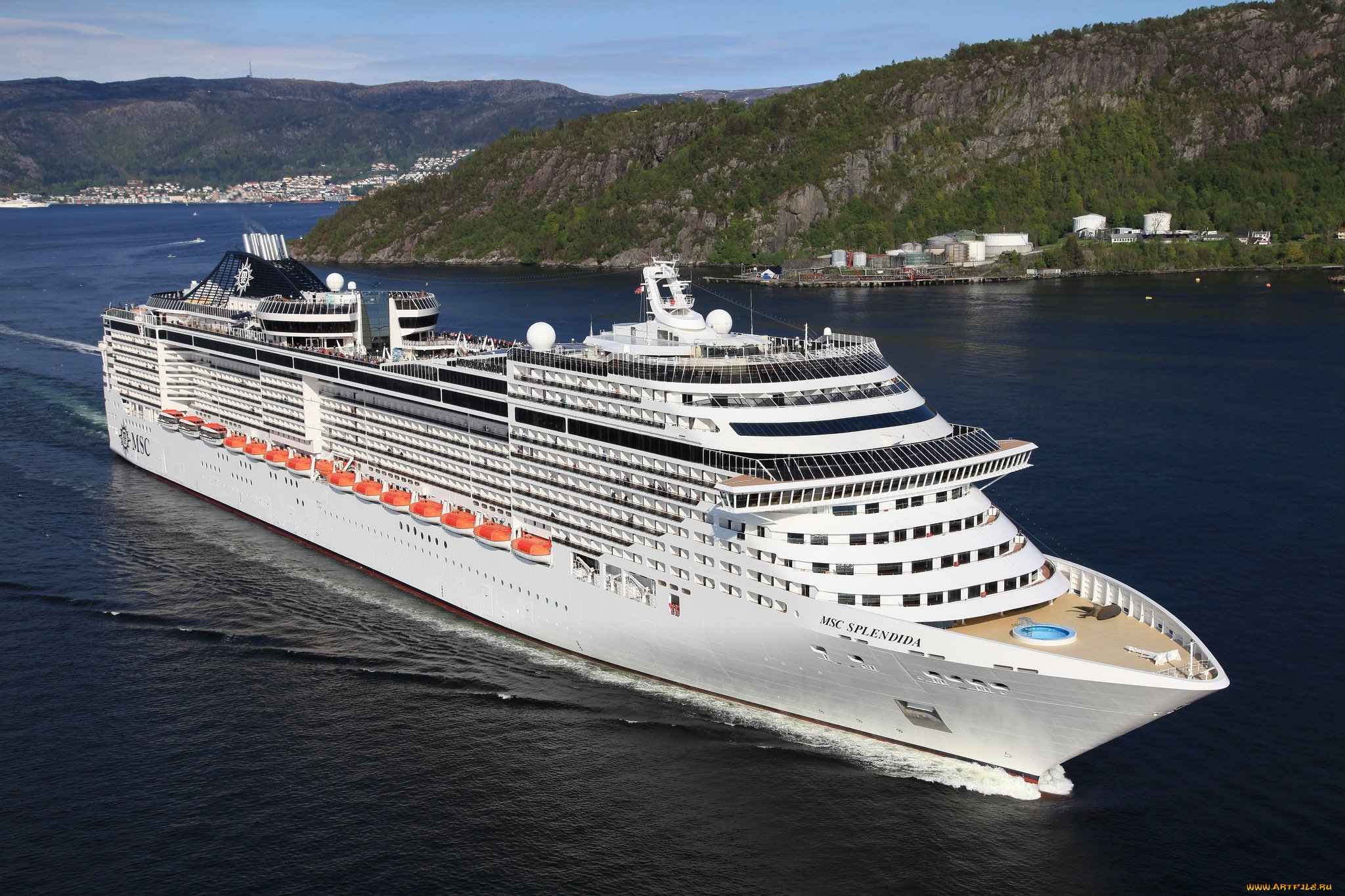 msc, splendida, корабли, лайнеры, круизный, лайнер