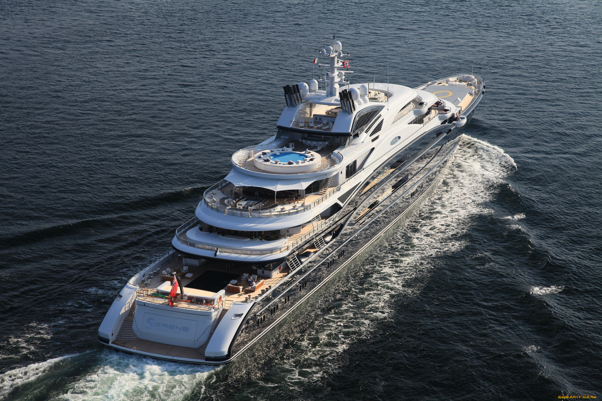 serene, корабли, Яхты, суперяхта