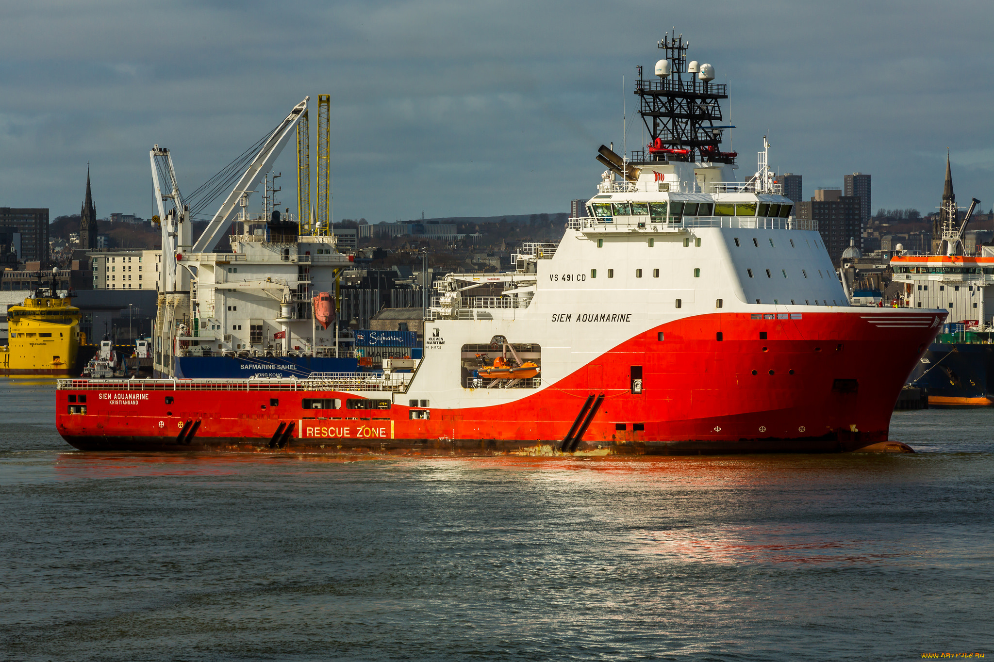 siem, aquamarine, корабли, другое, судно, вспомогательное, специальное
