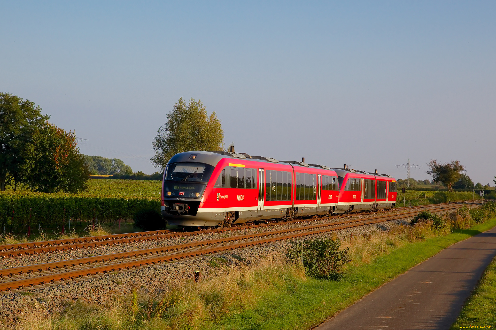 техника, поезда, железная, дорога, рельсы, локомотив, состав