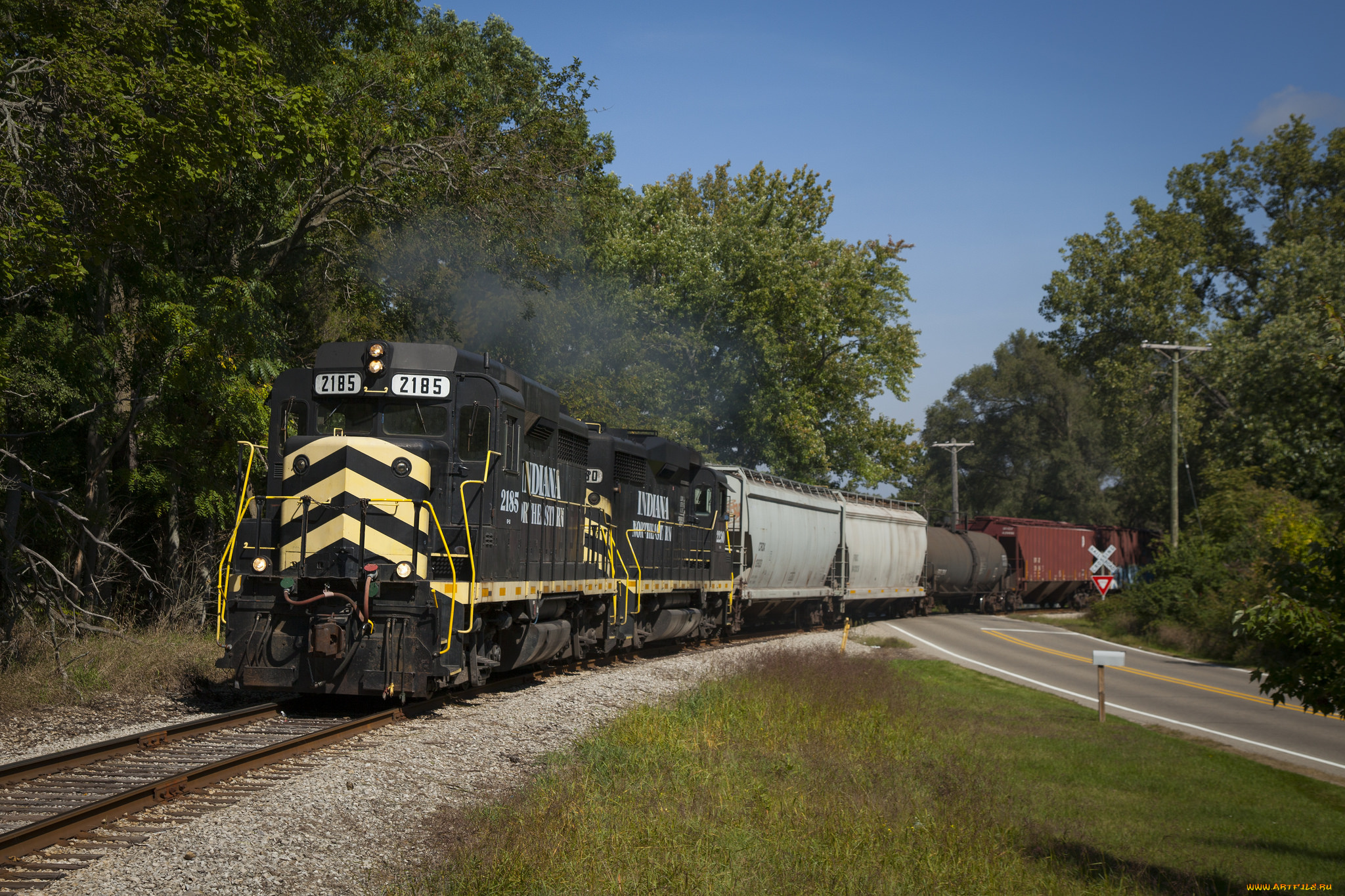 техника, поезда, железная, дорога, рельсы, локомотив, состав