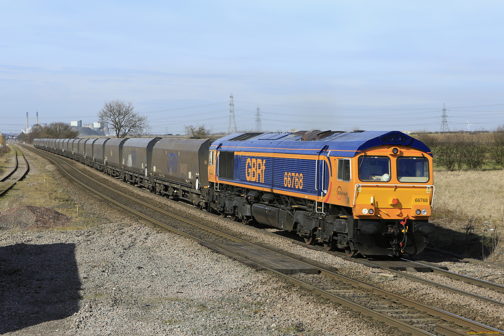 техника, поезда, железная, дорога, рельсы, локомотив, состав