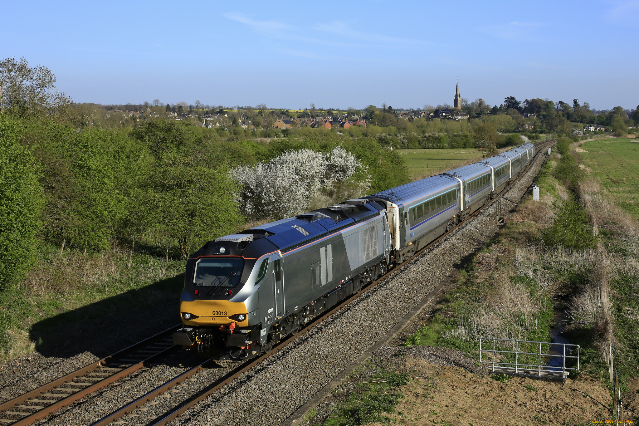 техника, поезда, железная, дорога, рельсы, локомотив, состав