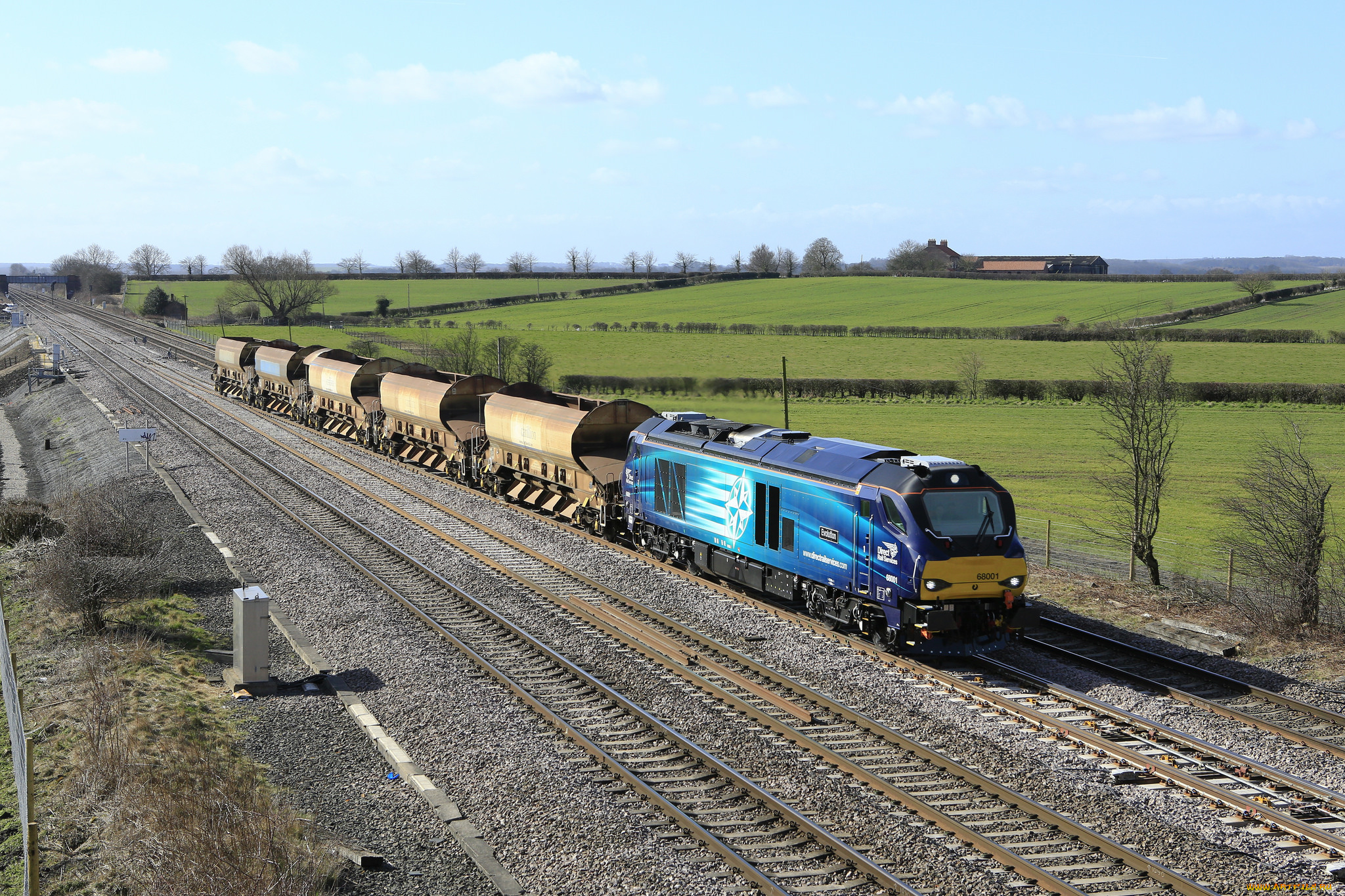 техника, поезда, железная, дорога, рельсы, локомотив, состав