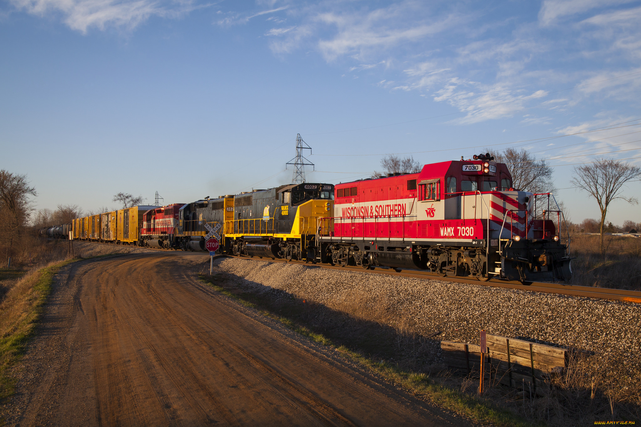 техника, поезда, железная, дорога, рельсы, локомотив, состав