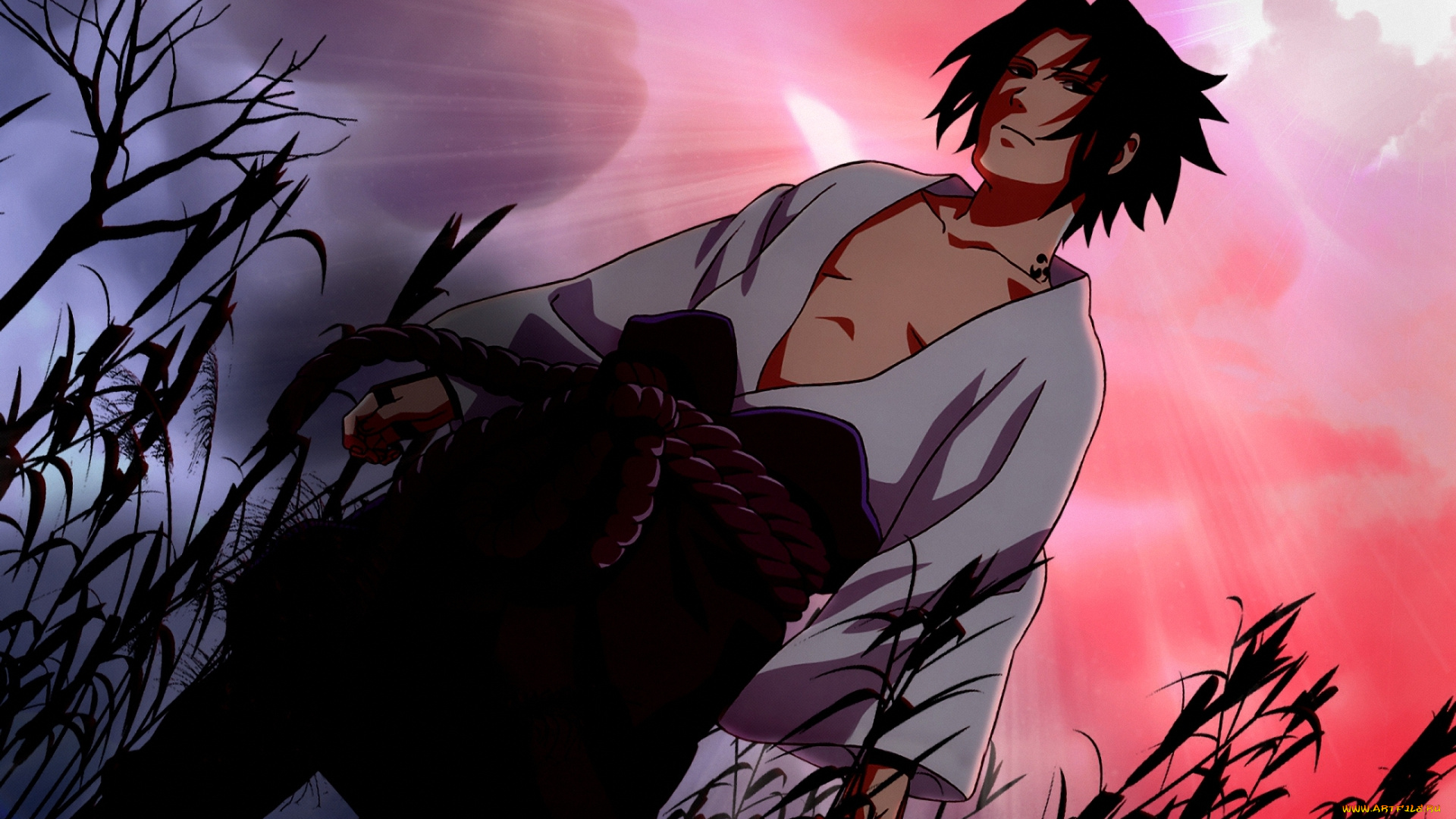 аниме, naruto, uchiha, sasuke, shinobi, ниндзя, шиноби, печать