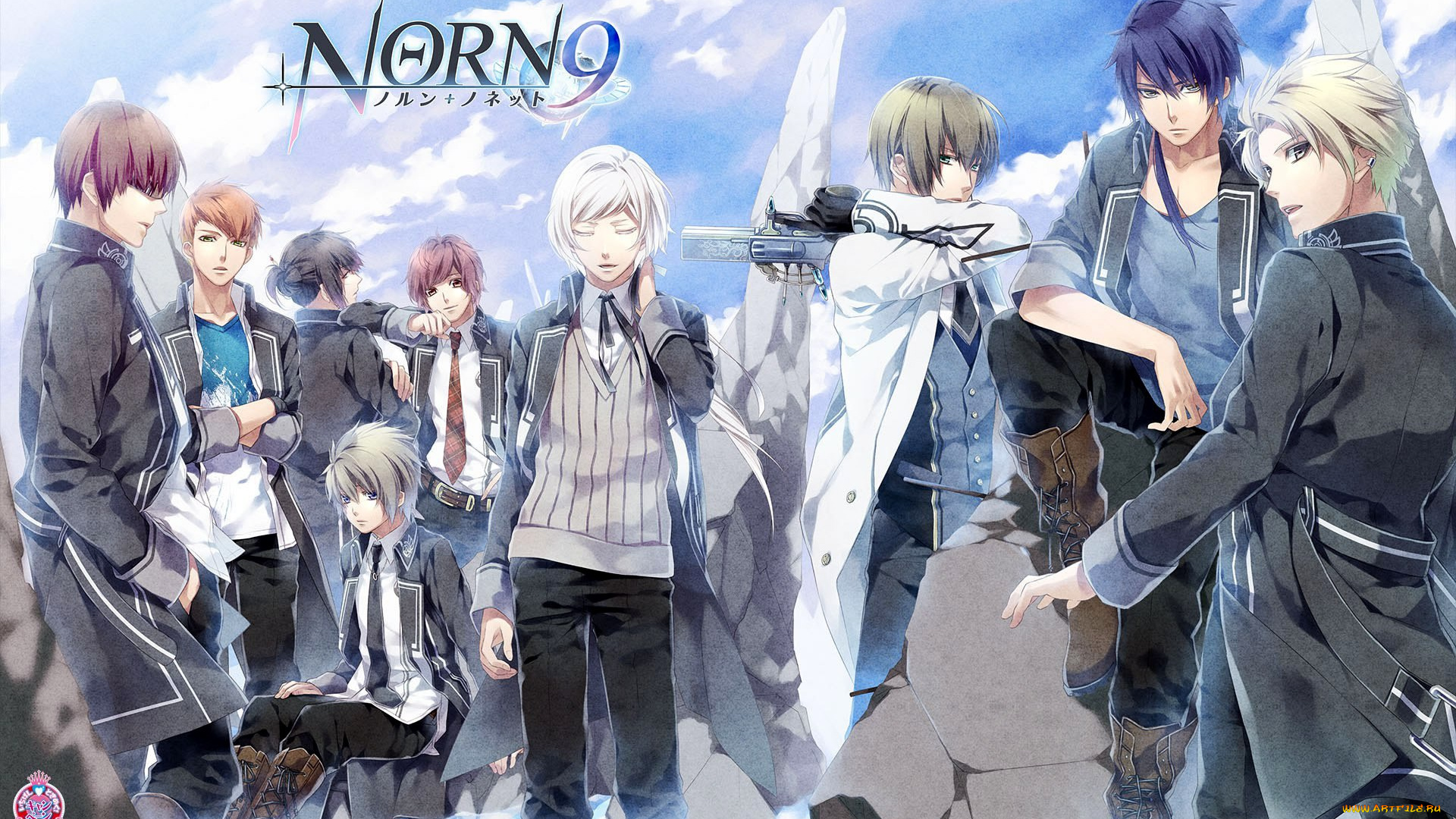 аниме, norn9, парень