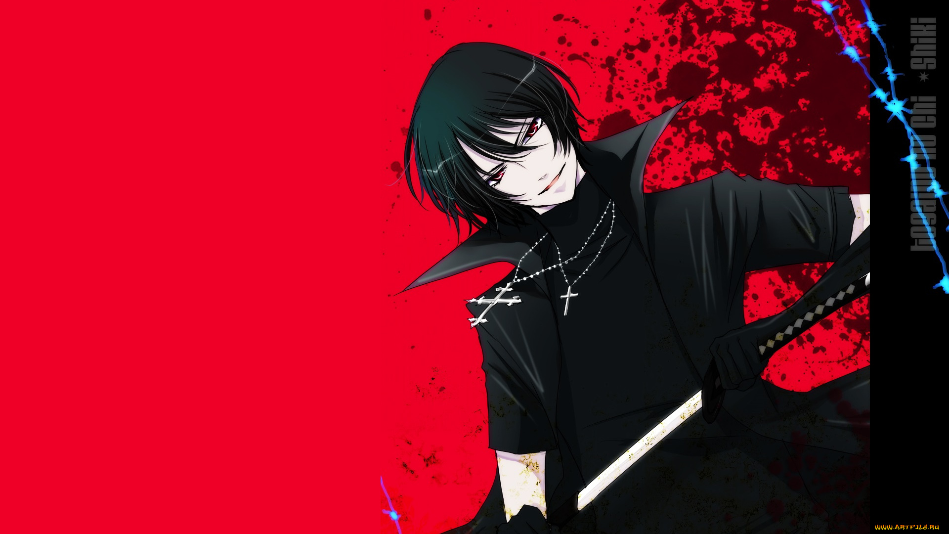 аниме, togainu, no, chi, парень