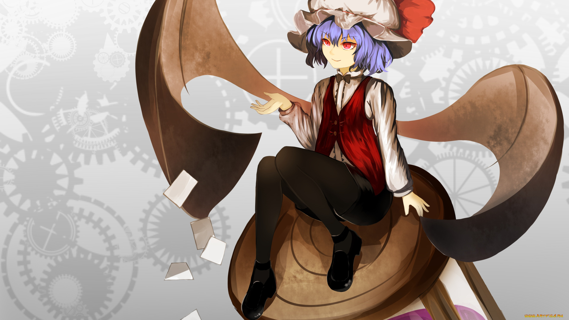 аниме, touhou, девушка