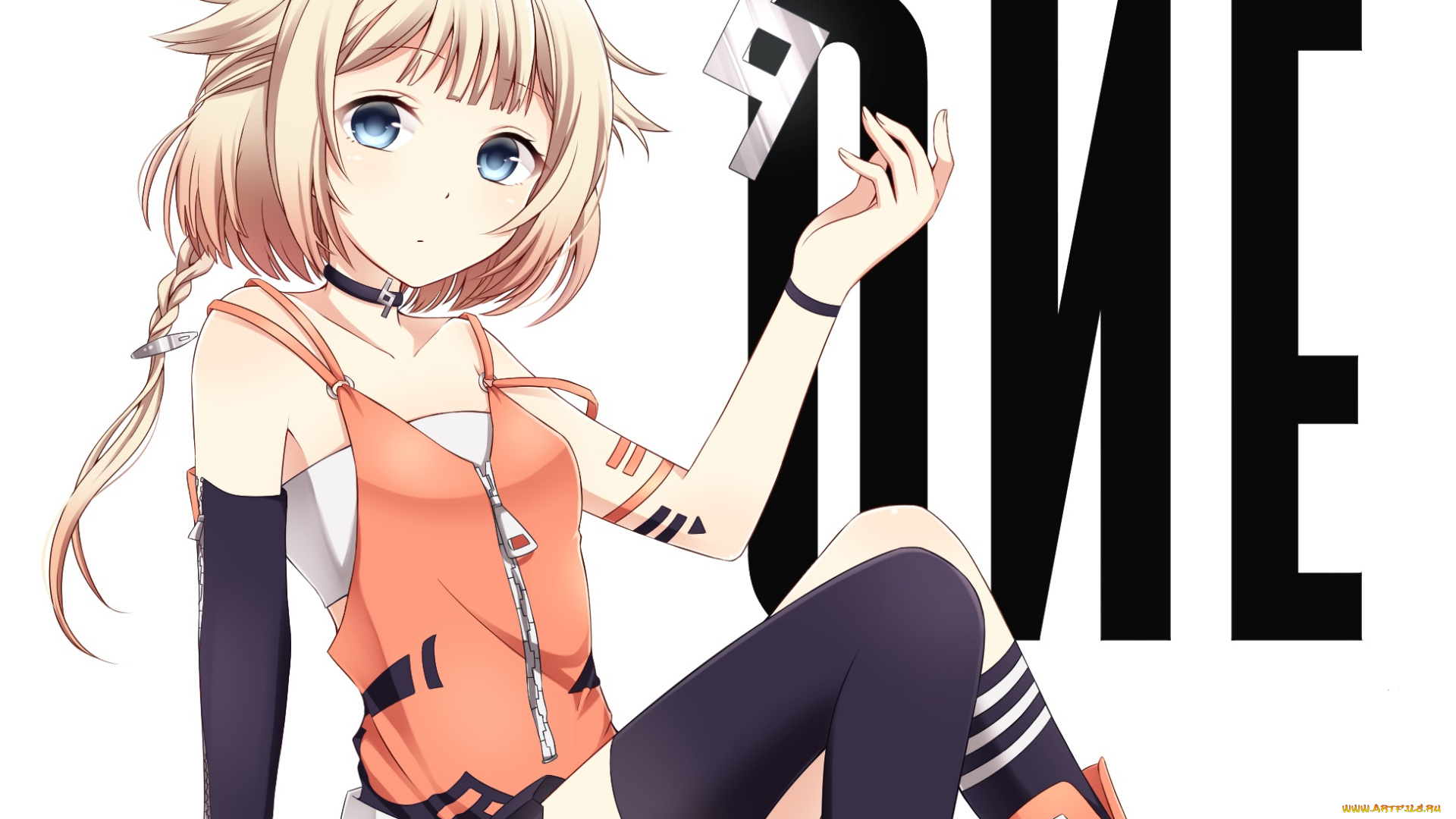 аниме, vocaloid, взгляд, фон, девушка