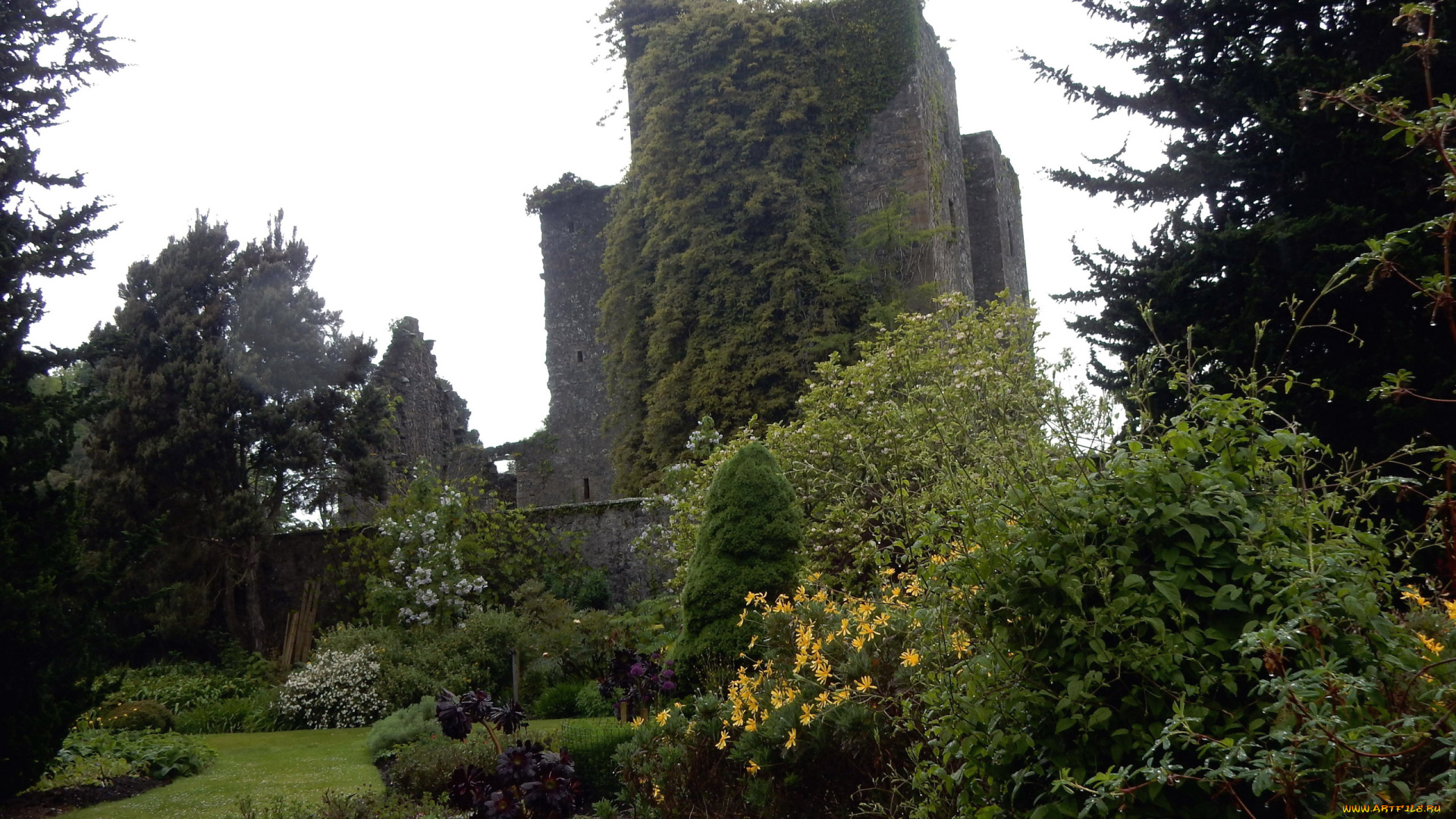 castle, kennedy, scotland, города, -, дворцы, , замки, , крепости, руины