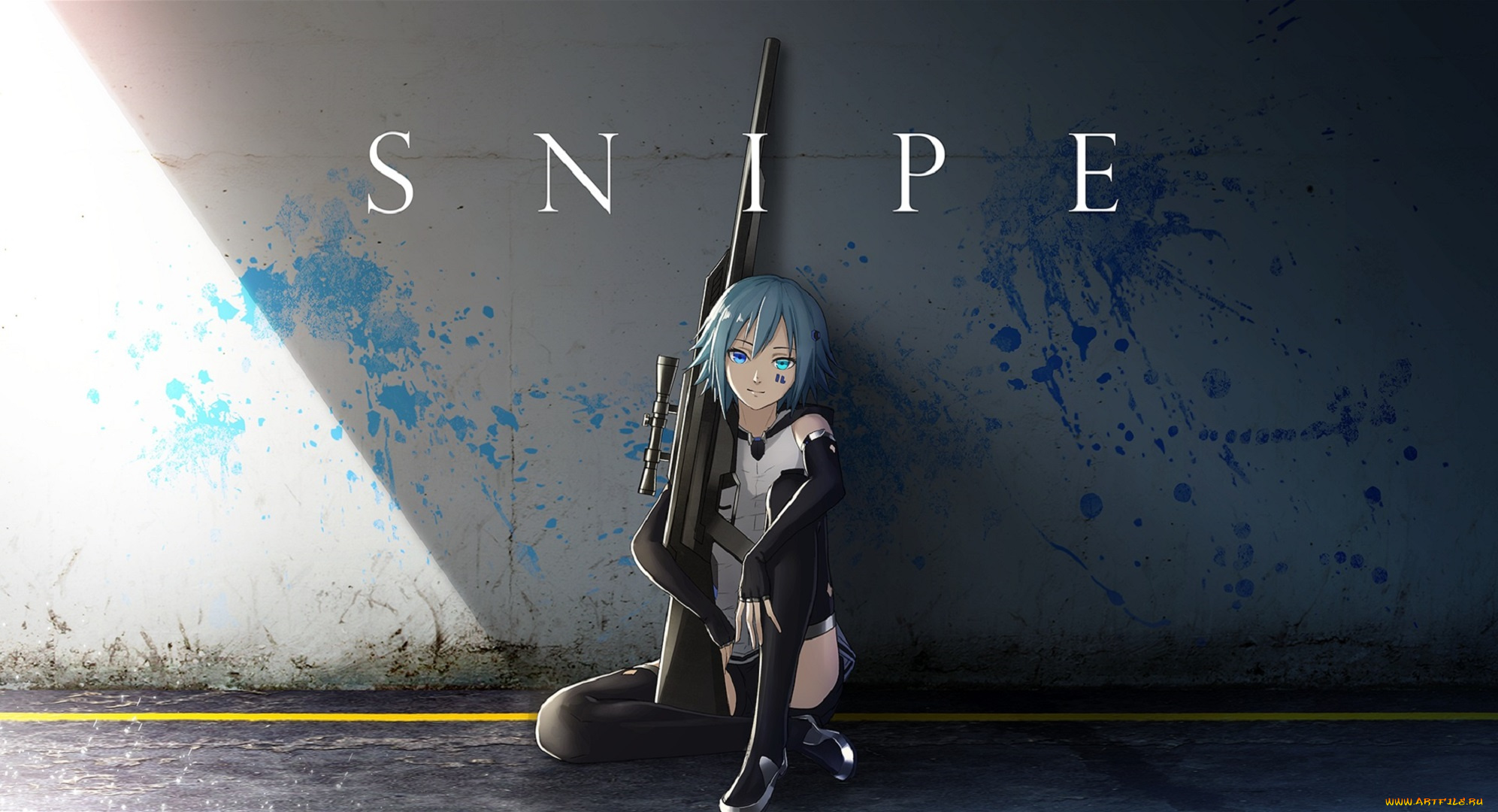 аниме, оружие, , техника, , технологии, девушка