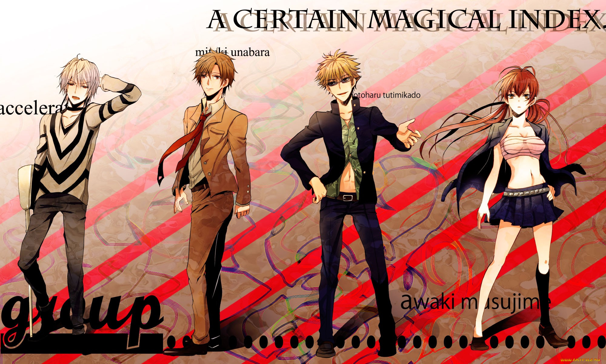 аниме, toaru, majutsu, no, index, парни