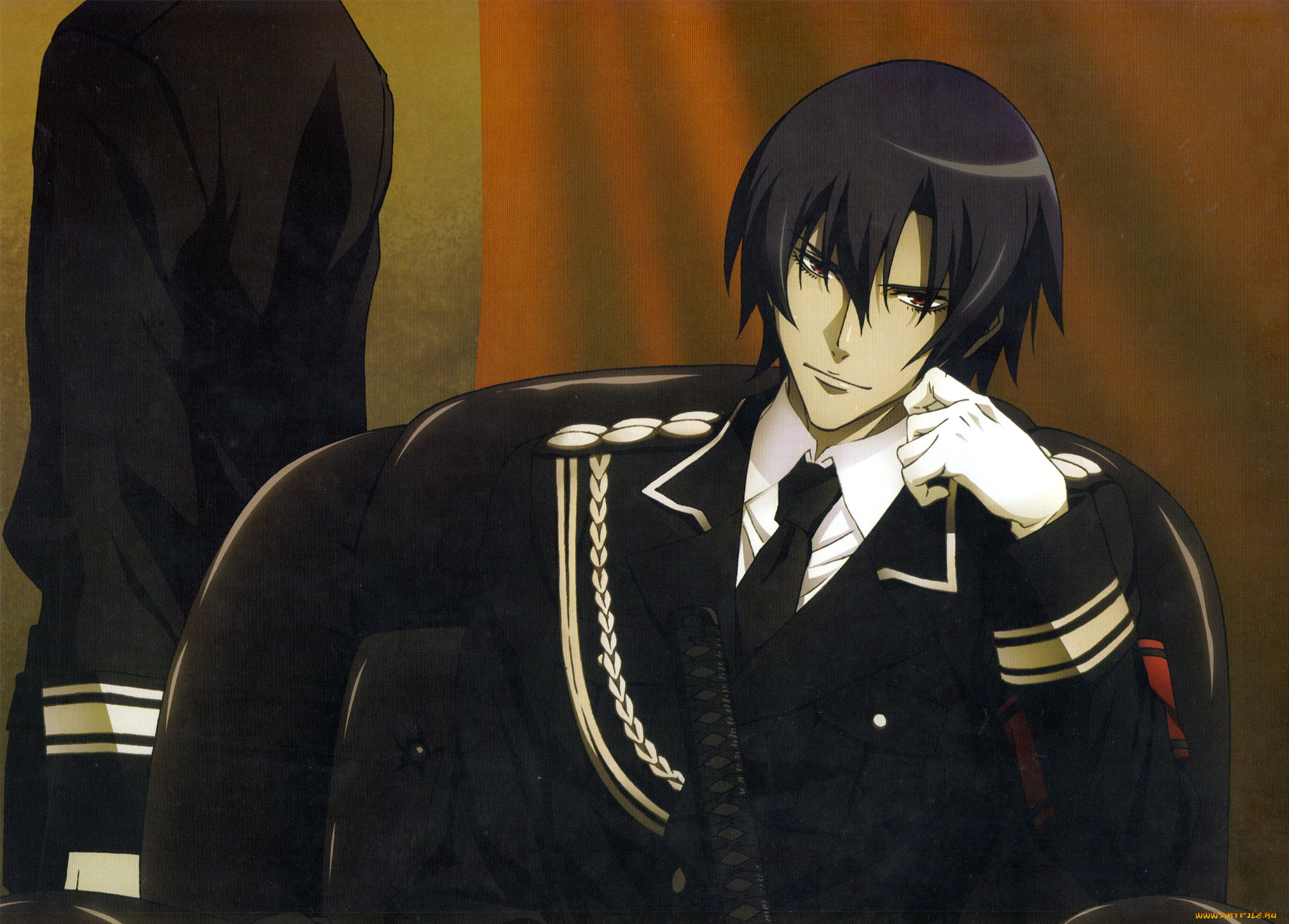 аниме, togainu, no, chi, парень