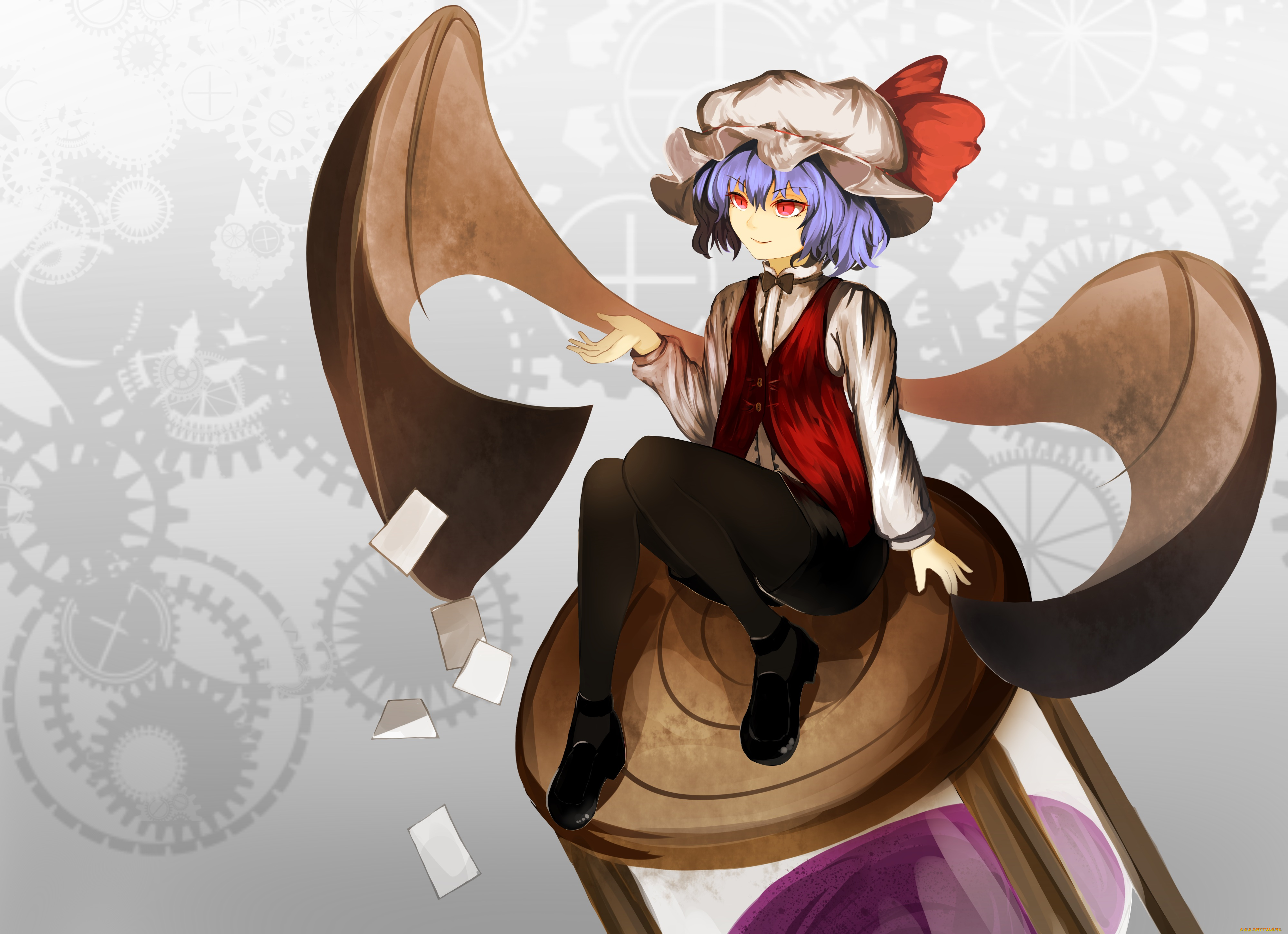 аниме, touhou, девушка