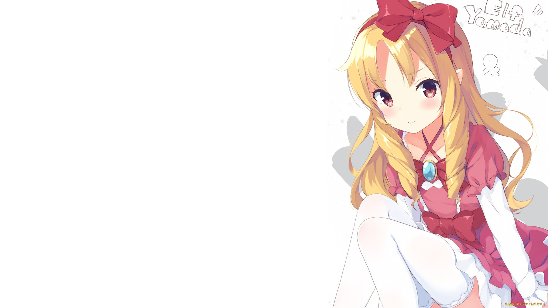 аниме, eromanga-sensei, девушка, фон, взгляд