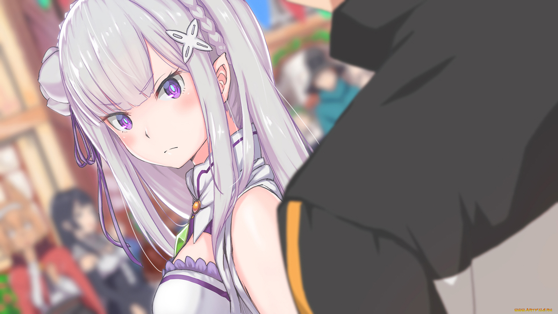аниме, re, , zero, kara, hajimeru, isekai, seikatsu, эмилия