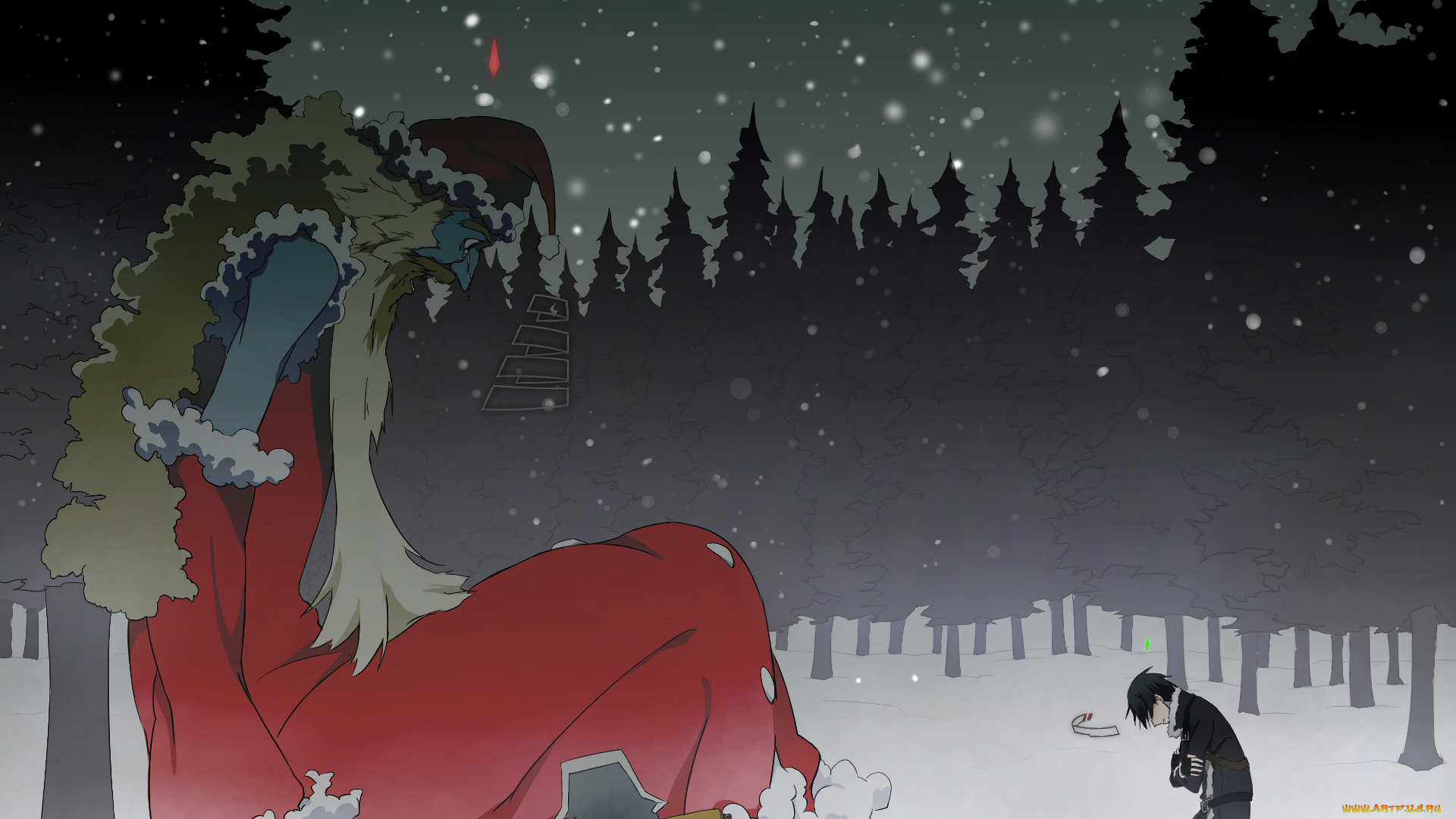 аниме, sword, art, online, двое