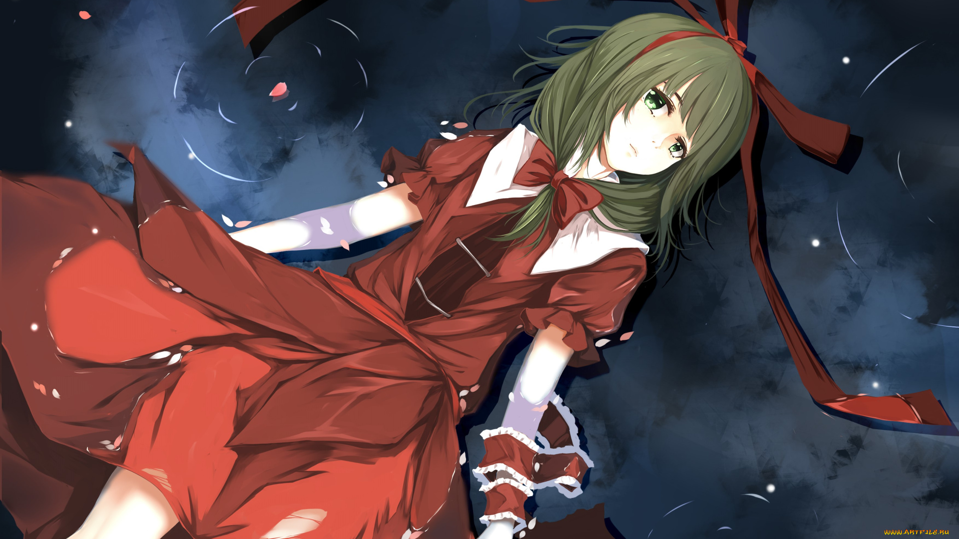 аниме, touhou, kagiyama, hina