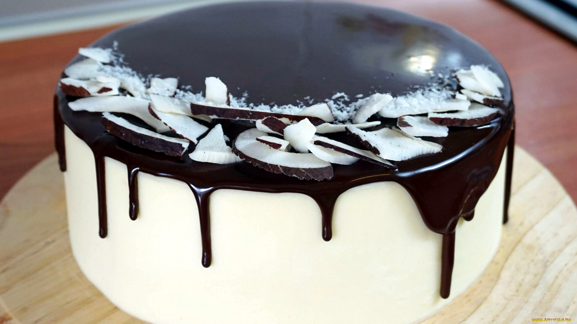 еда, торты, глазурь, торт, шоколадная
