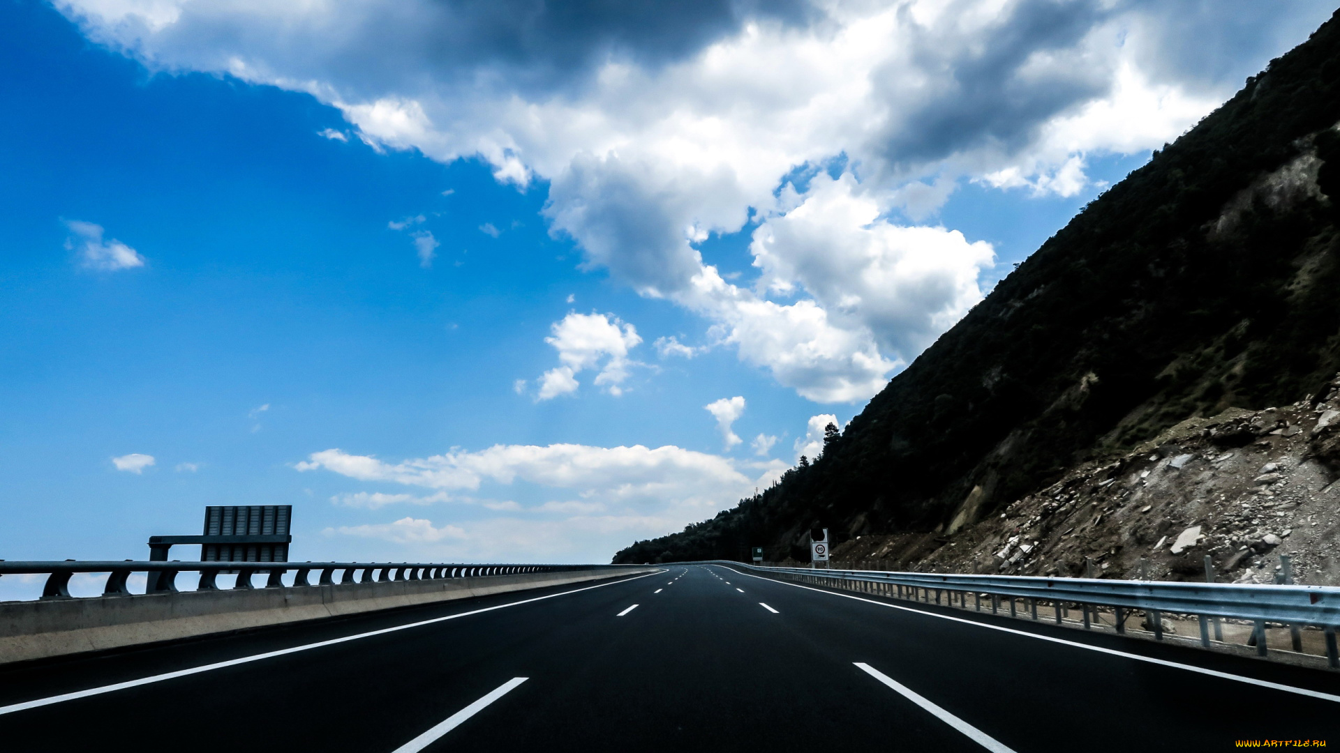 природа, дороги, шоссе