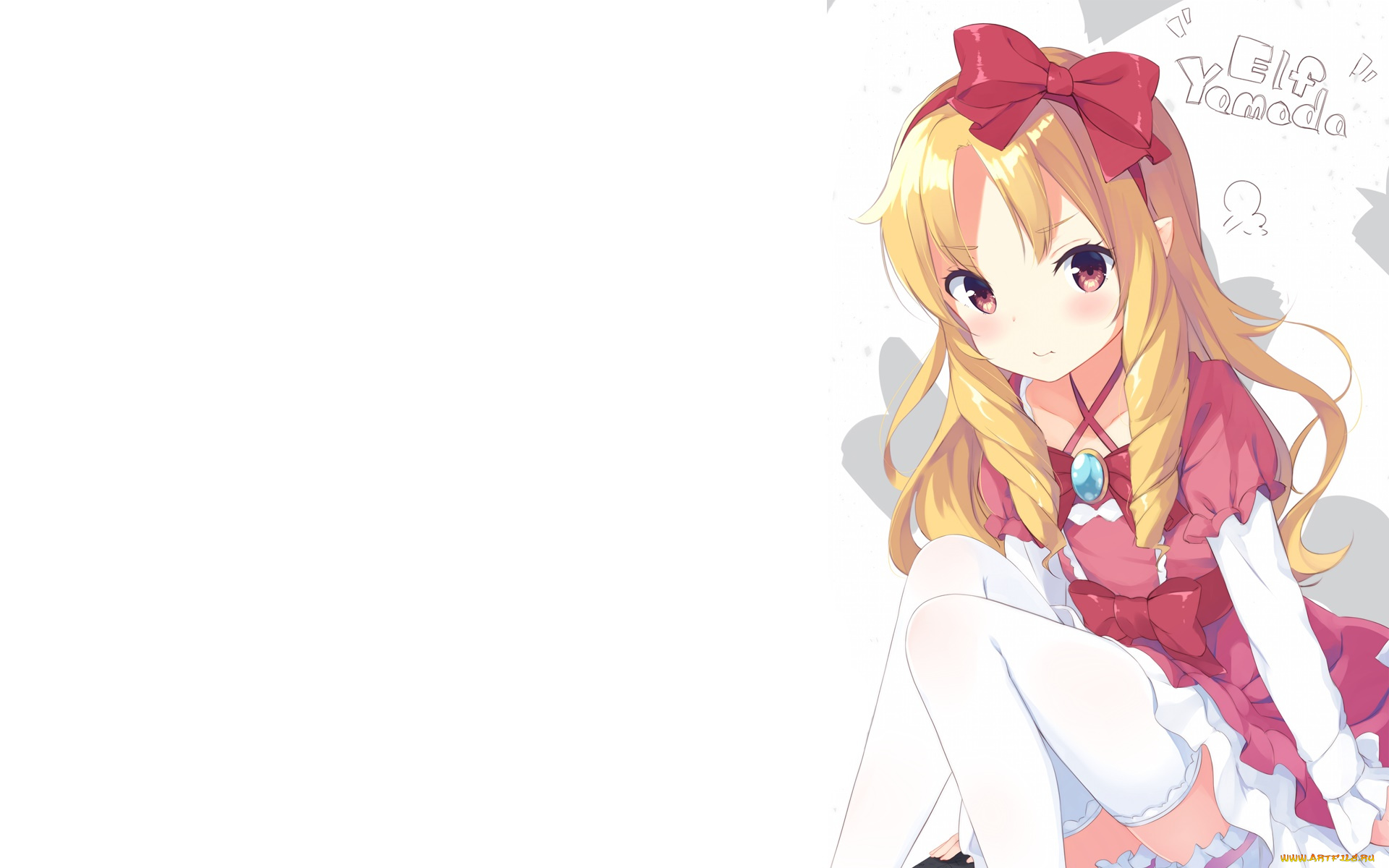 аниме, eromanga-sensei, девушка, фон, взгляд