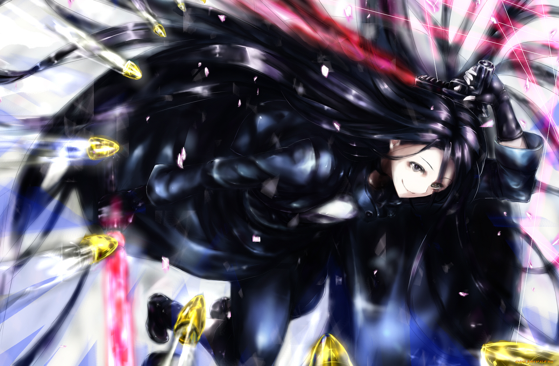 аниме, sword, art, online, кирито