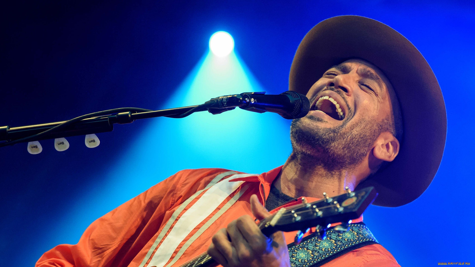 ben, harper, музыка, -временный, певец, шляпа, мужчина