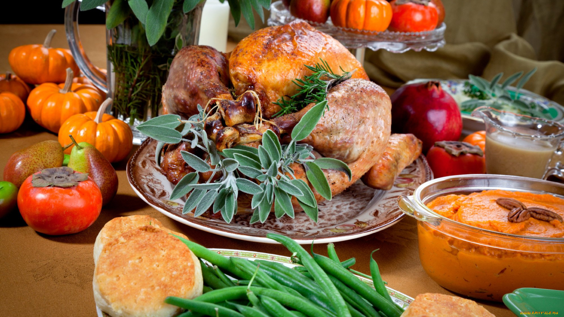 еда, мясные, блюда, индейка