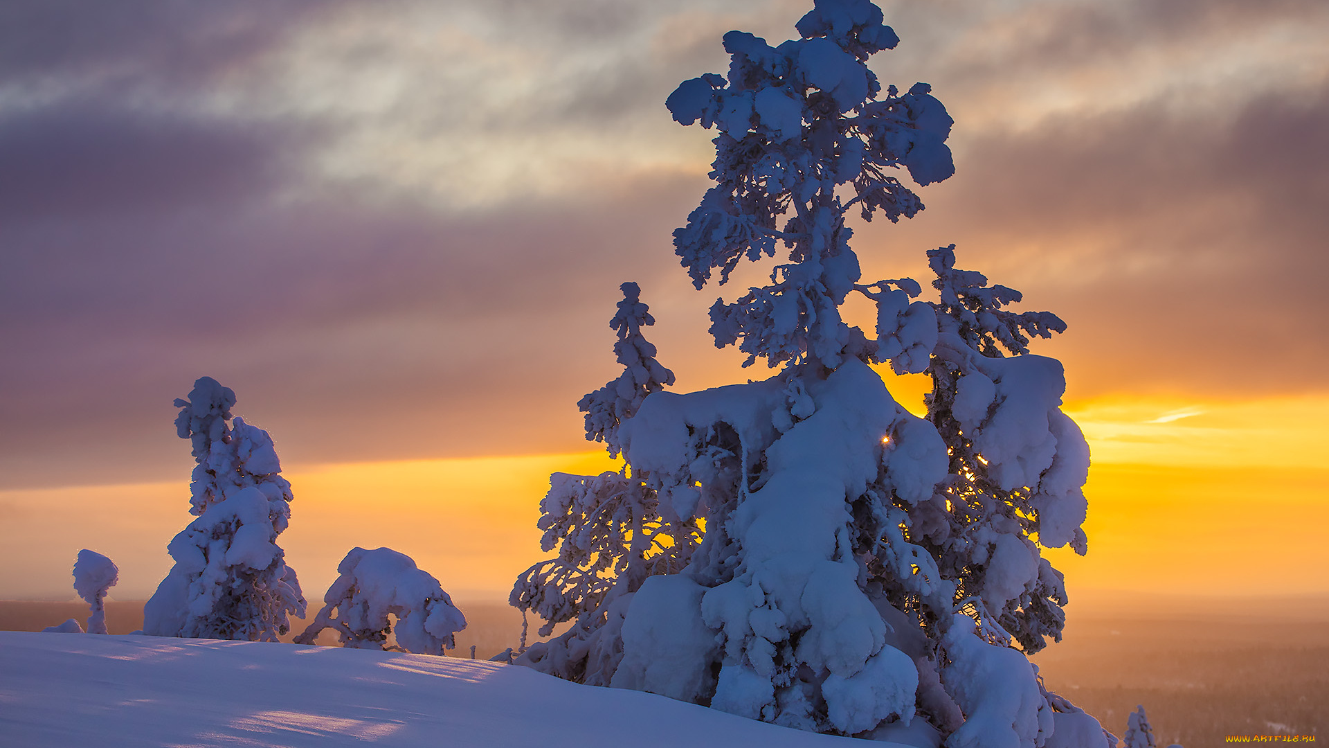 природа, зима, простор