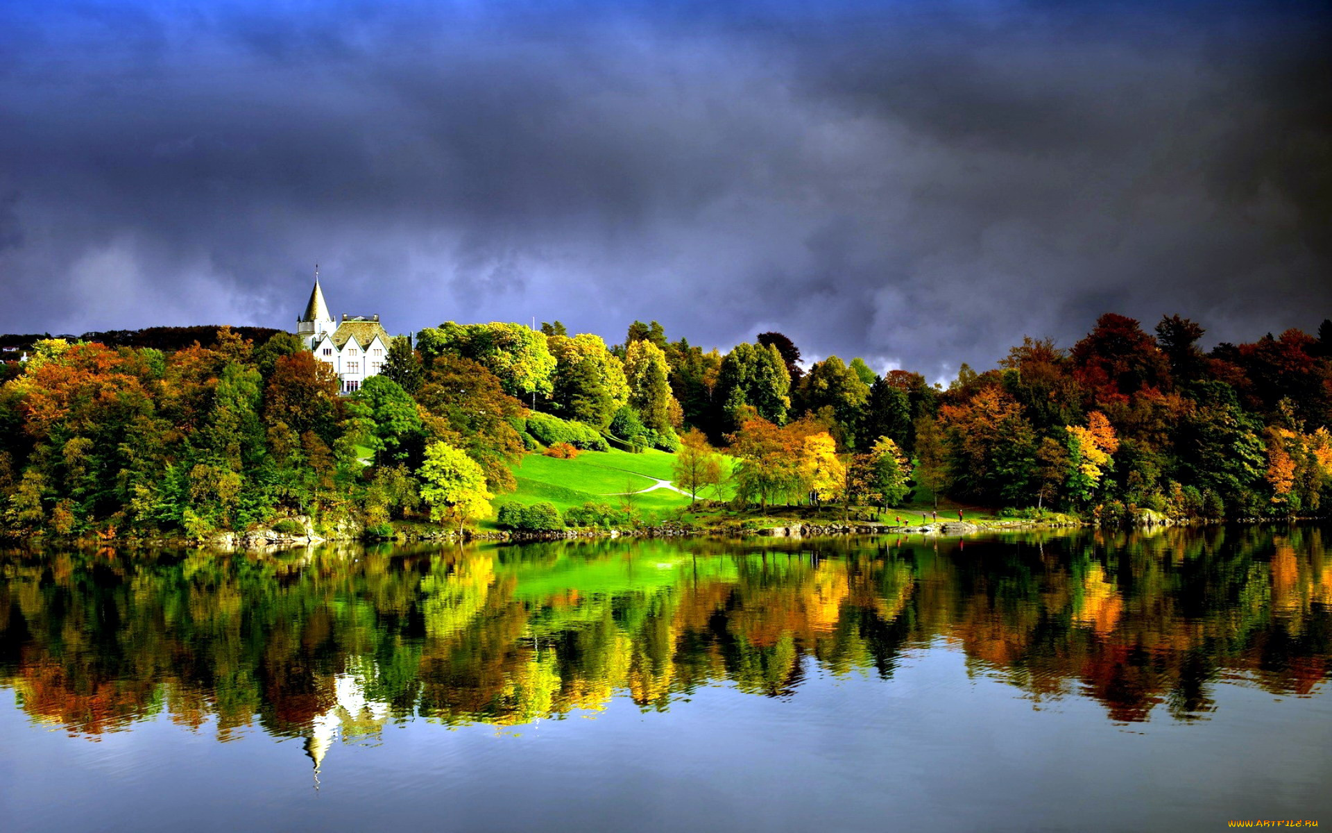 the, royal, castle, gamlehaugen, in, bergen, , norway, города, -, дворцы, , замки, , крепости, norway, the, royal, castle, gamlehaugen, in, bergen
