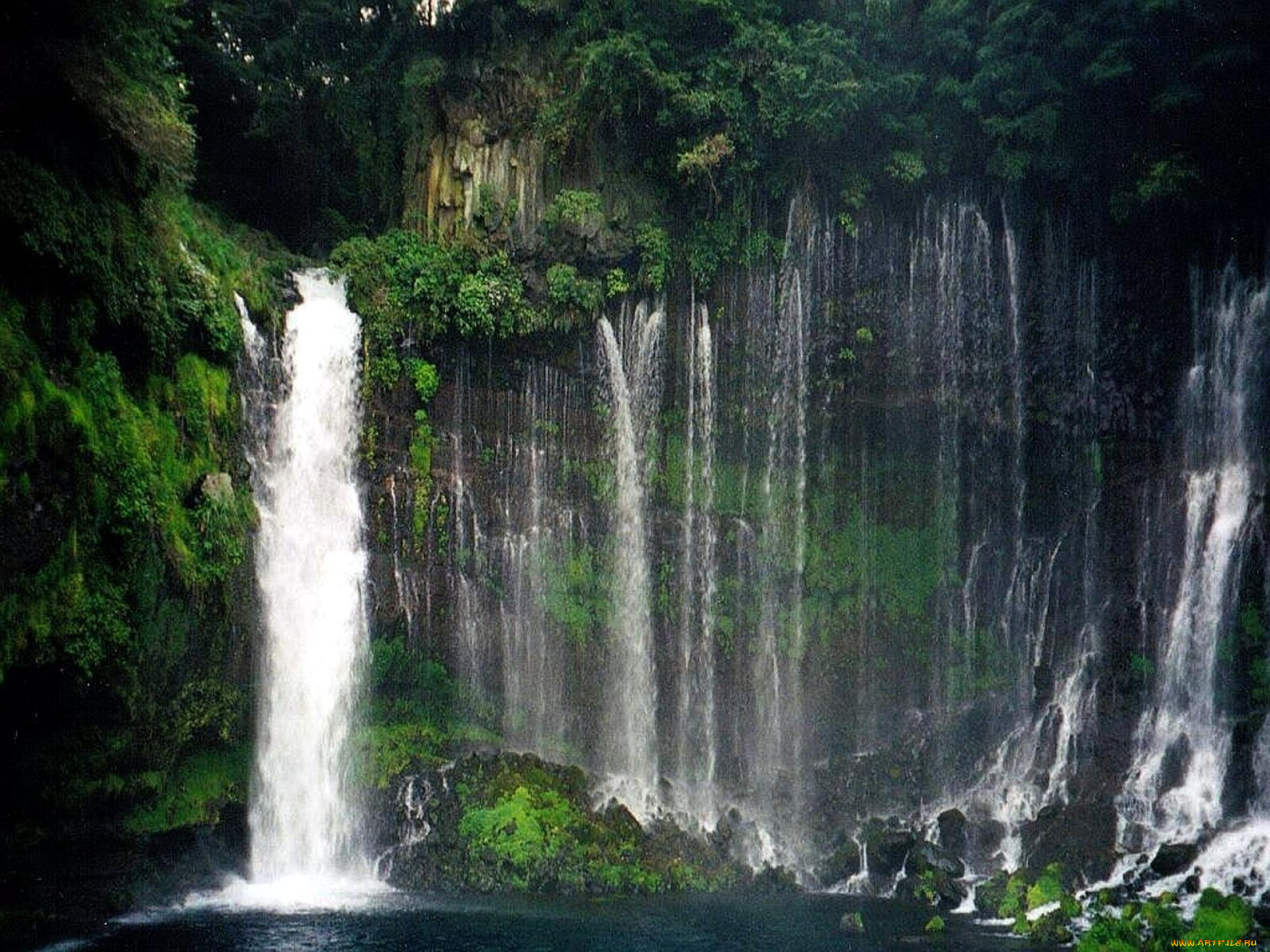 природа, водопады, водопад