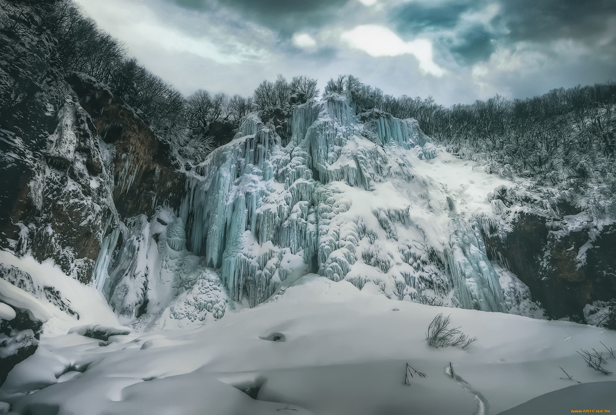 природа, зима, простор