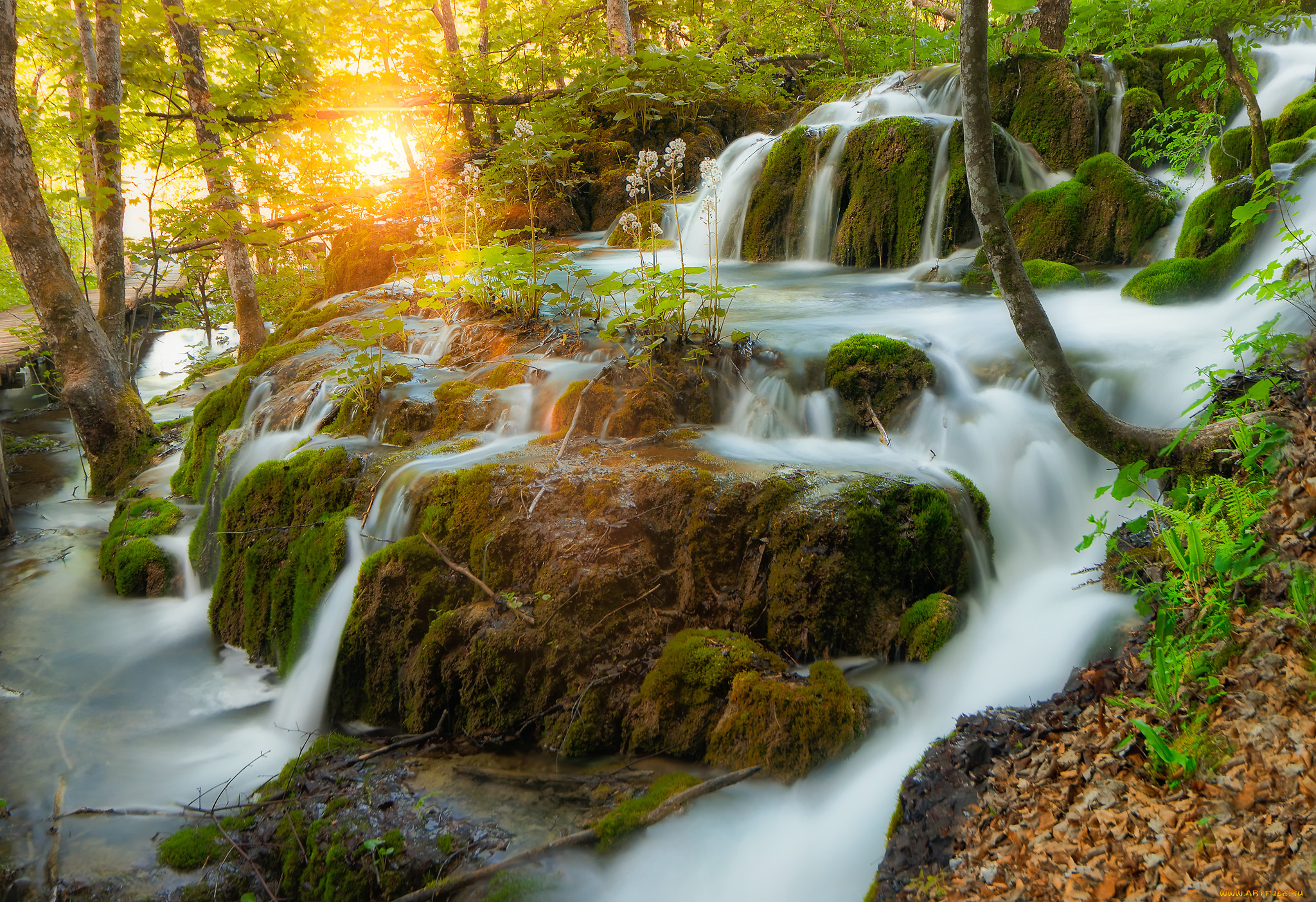 природа, водопады, простор