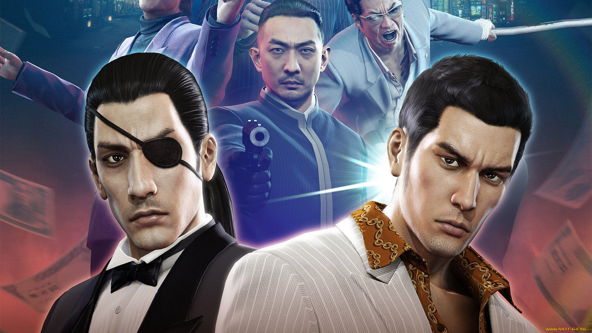 видео, игры, yakuza, 0, yakuza, 0