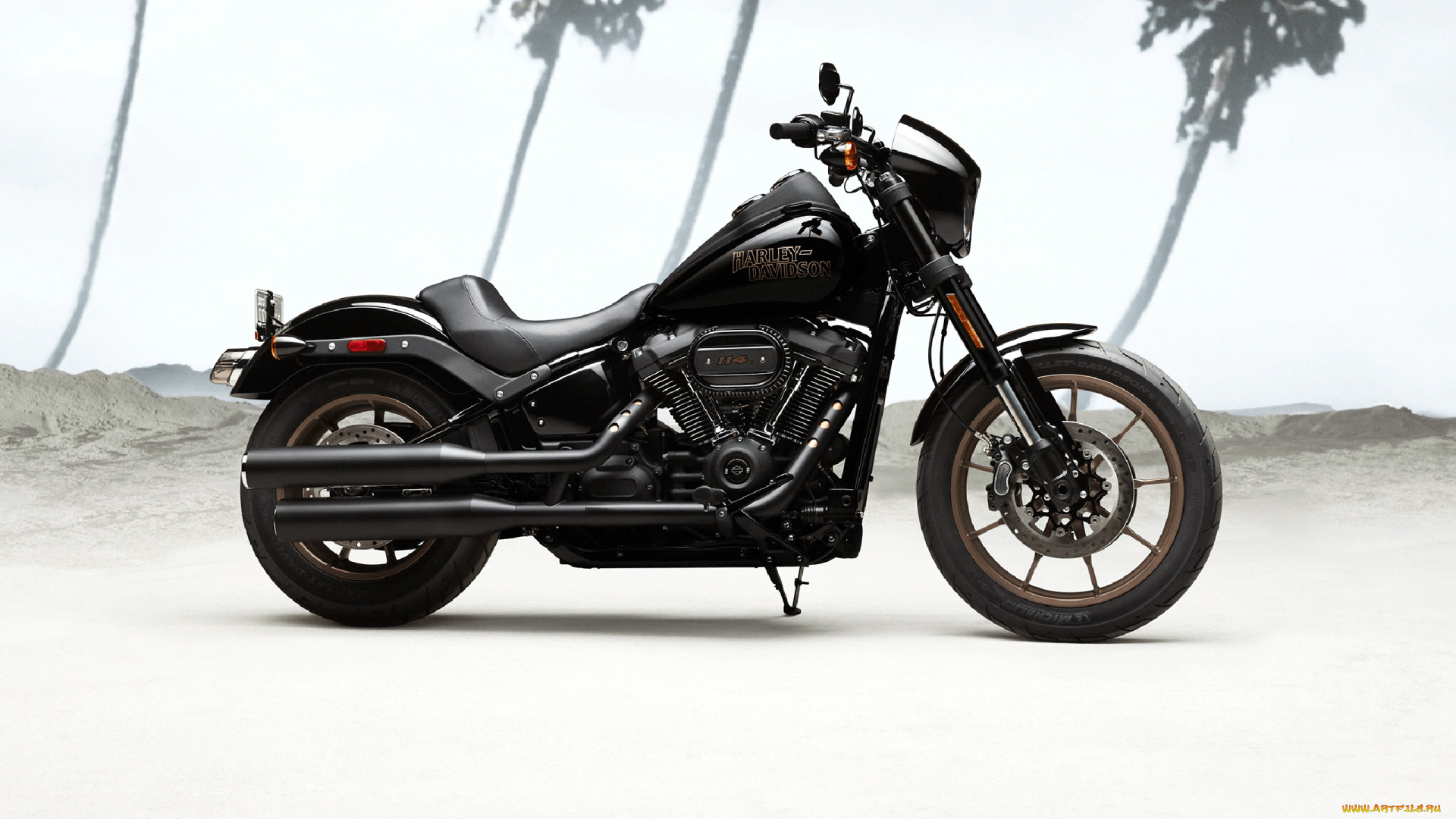 2020, harley-davidson, low, rider, s, мотоциклы, harley-davidson, harley, davidson, low, rider, s, вид, сбоку, 2020, года, американские