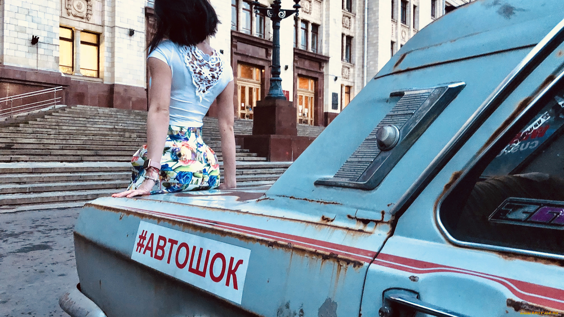 автомобили, -авто, с, девушками, gaz, 24