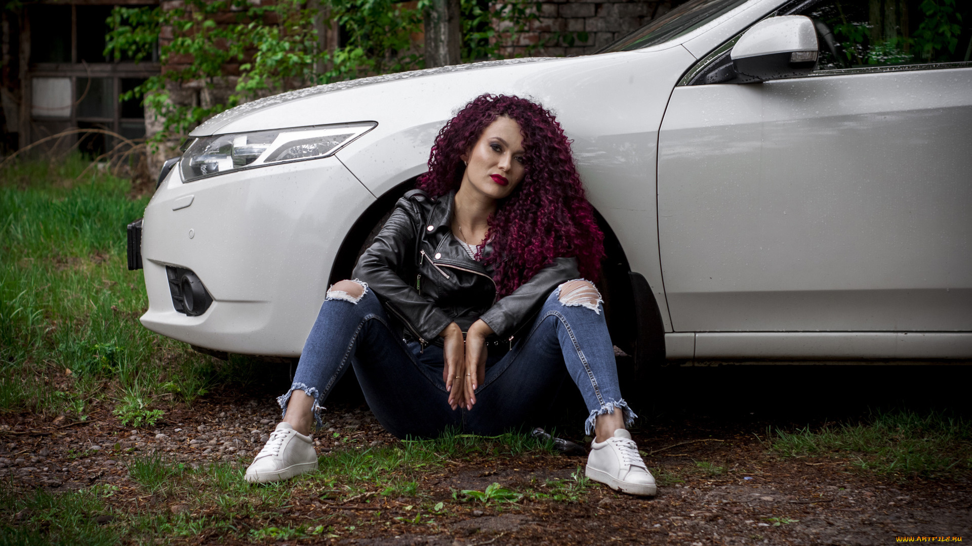 автомобили, -авто, с, девушками, honda, accord