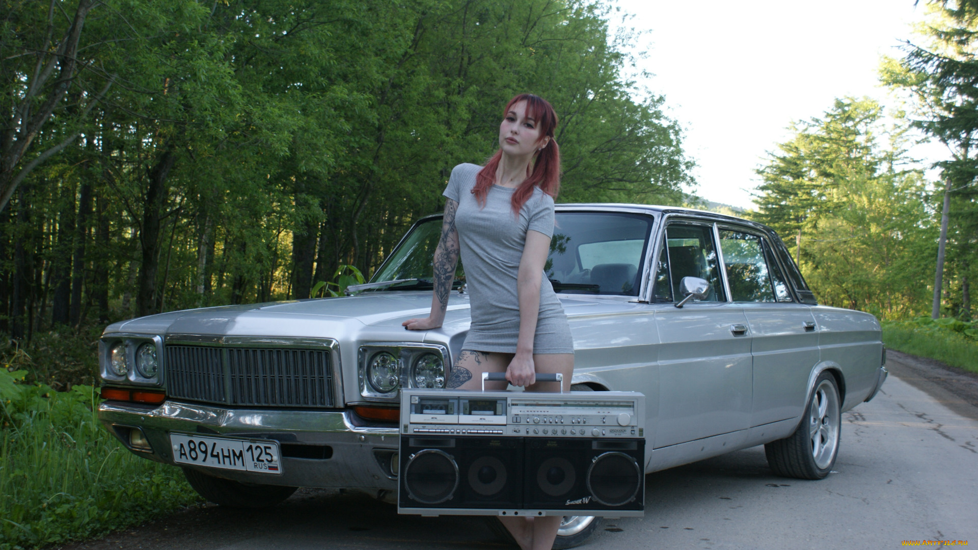 автомобили, -авто, с, девушками, nissan, president