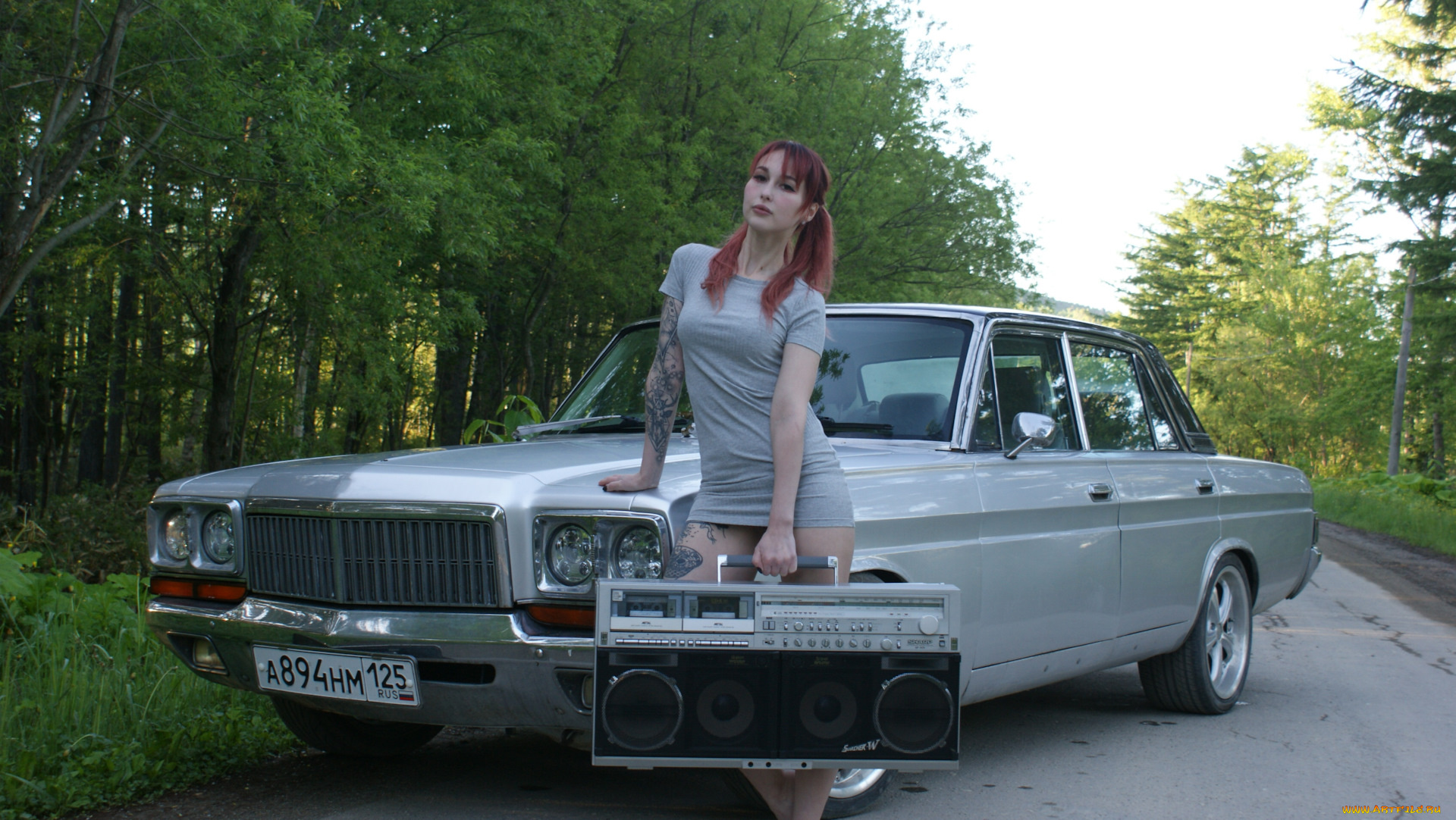 автомобили, -авто, с, девушками, nissan, president