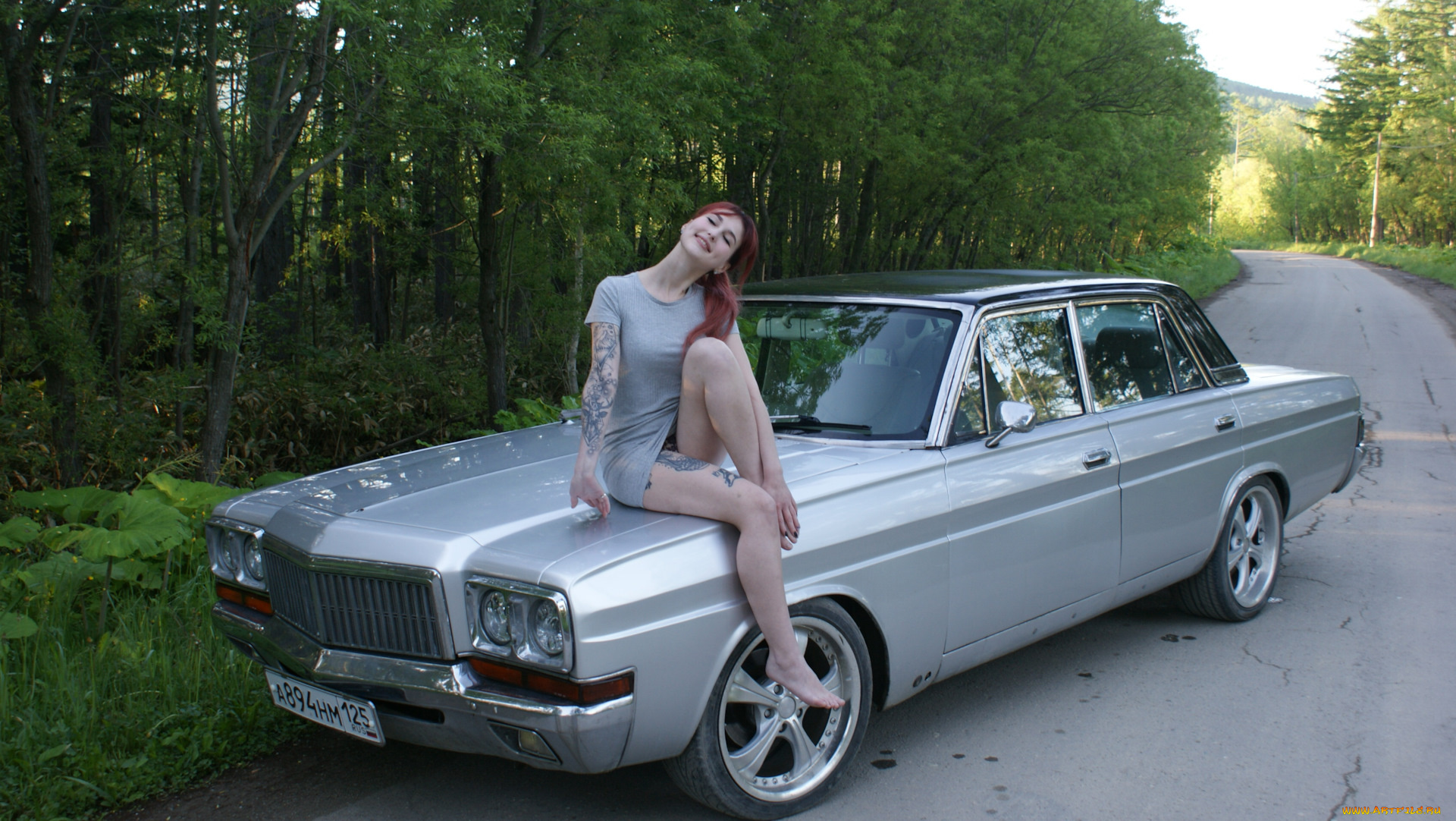 автомобили, -авто, с, девушками, nissan, president