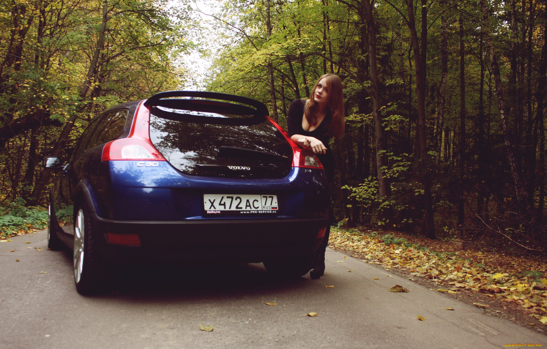 автомобили, -авто, с, девушками, volvo, c30
