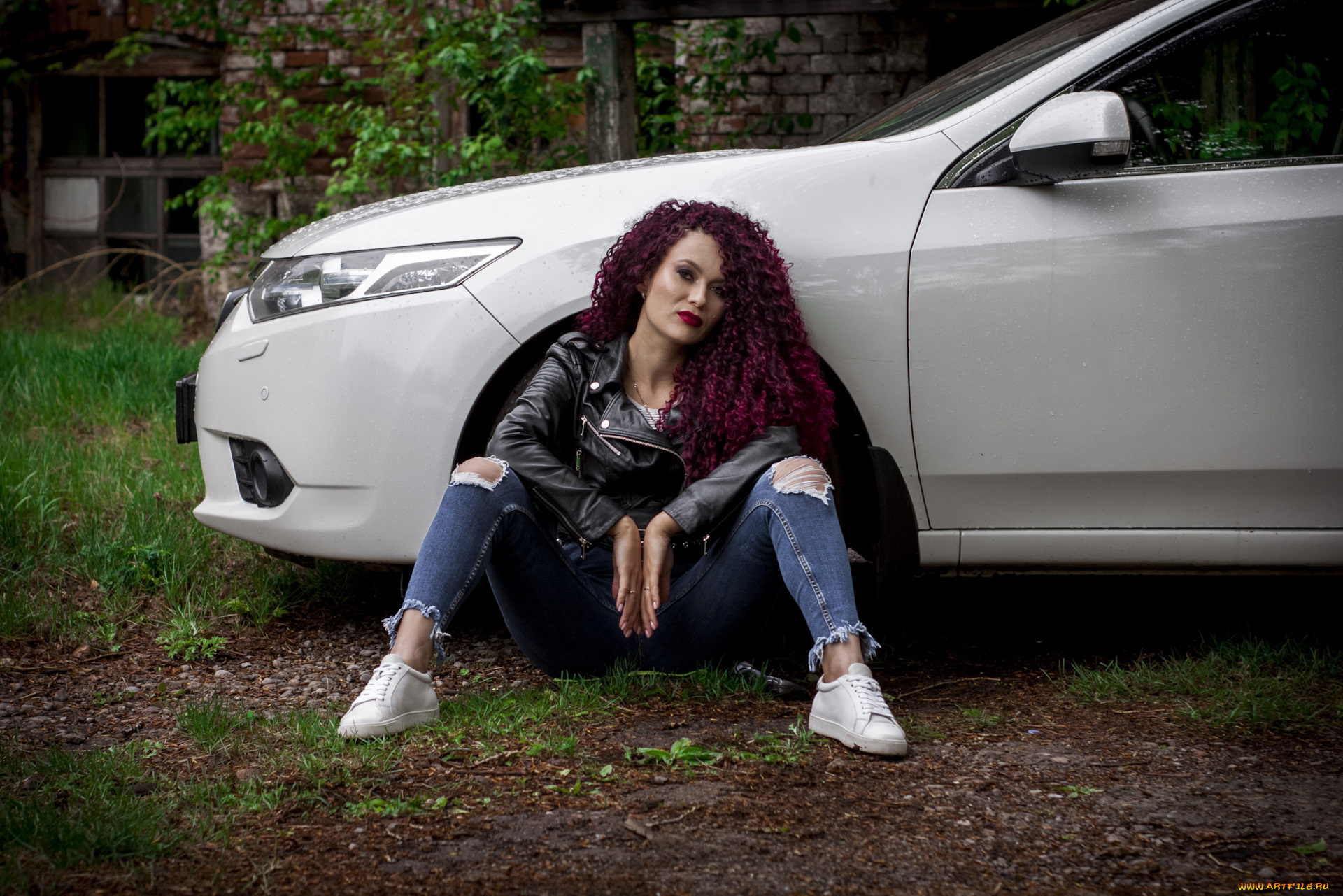 автомобили, -авто, с, девушками, honda, accord