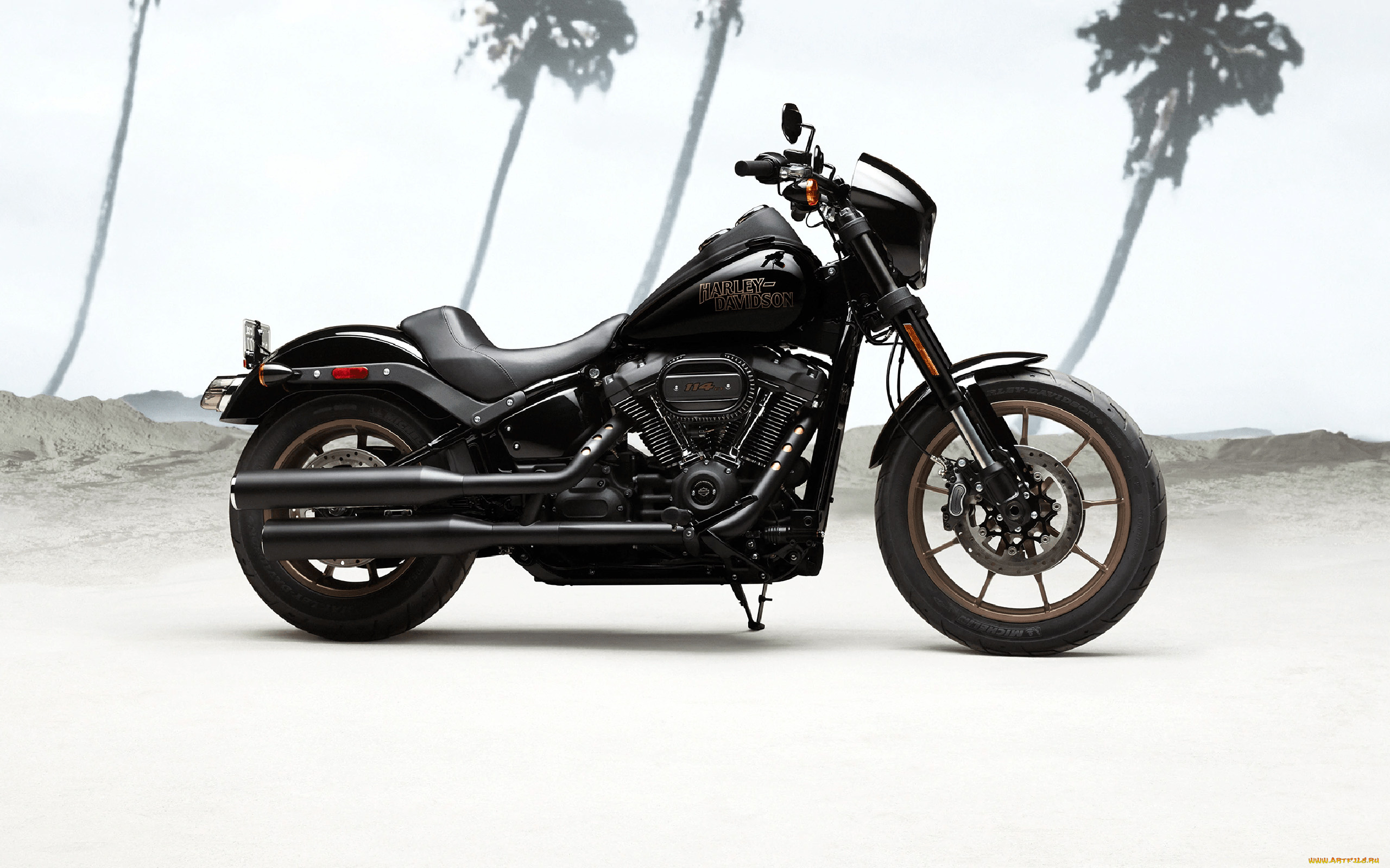 2020, harley-davidson, low, rider, s, мотоциклы, harley-davidson, harley, davidson, low, rider, s, вид, сбоку, 2020, года, американские