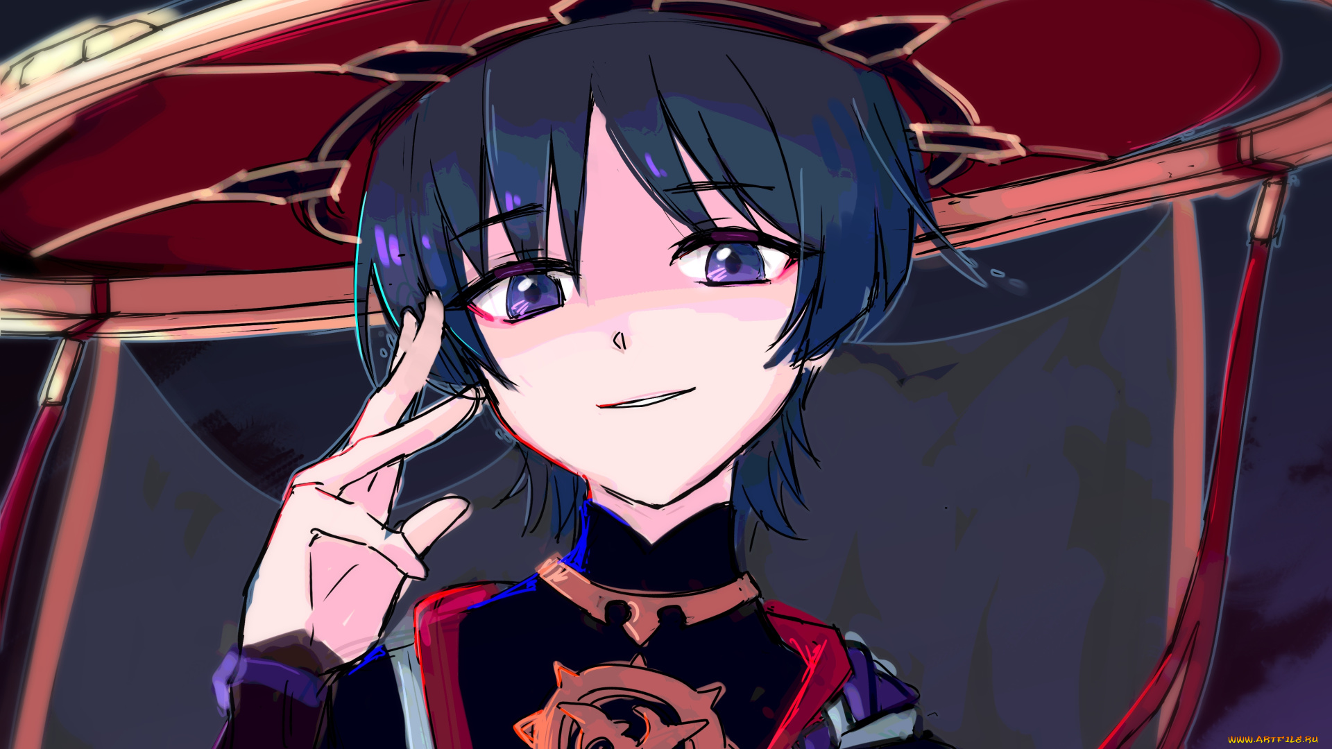 аниме, genshin, impact, genshin, impact