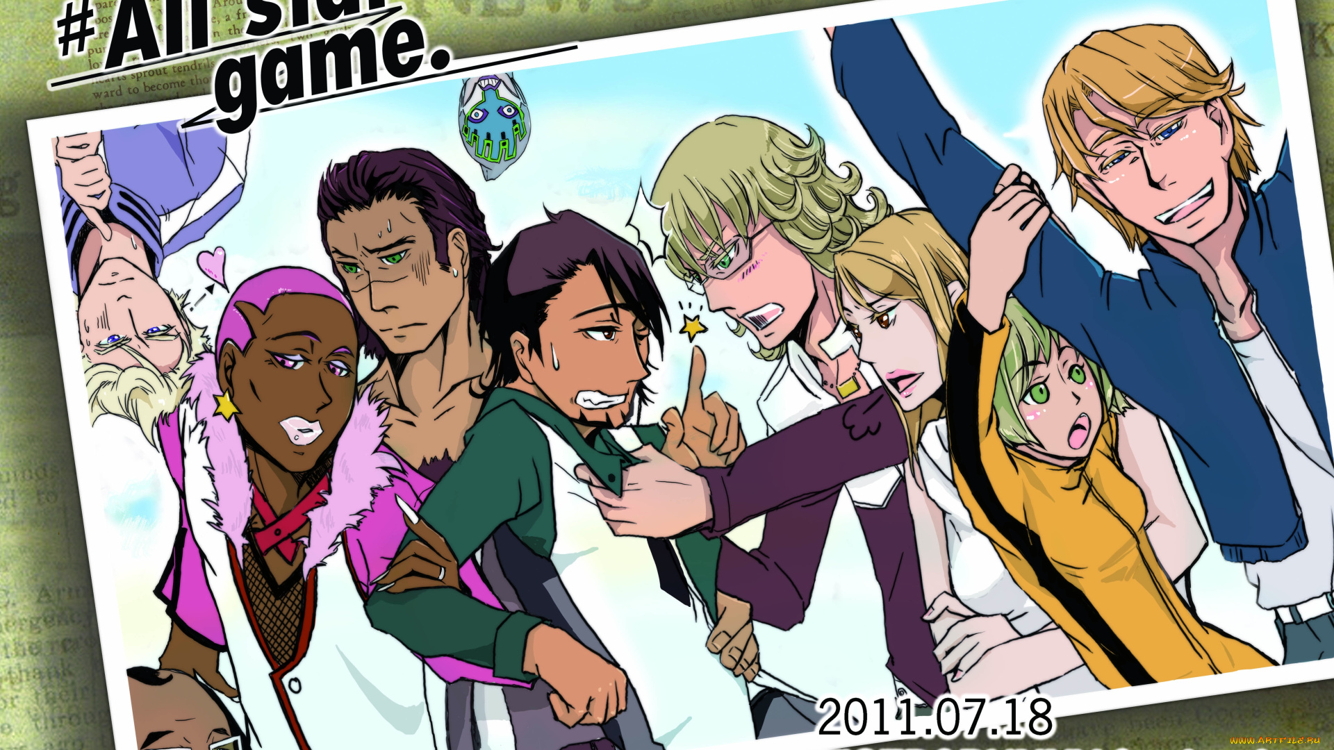 аниме, tiger, and, bunny, тигр, и, кролик