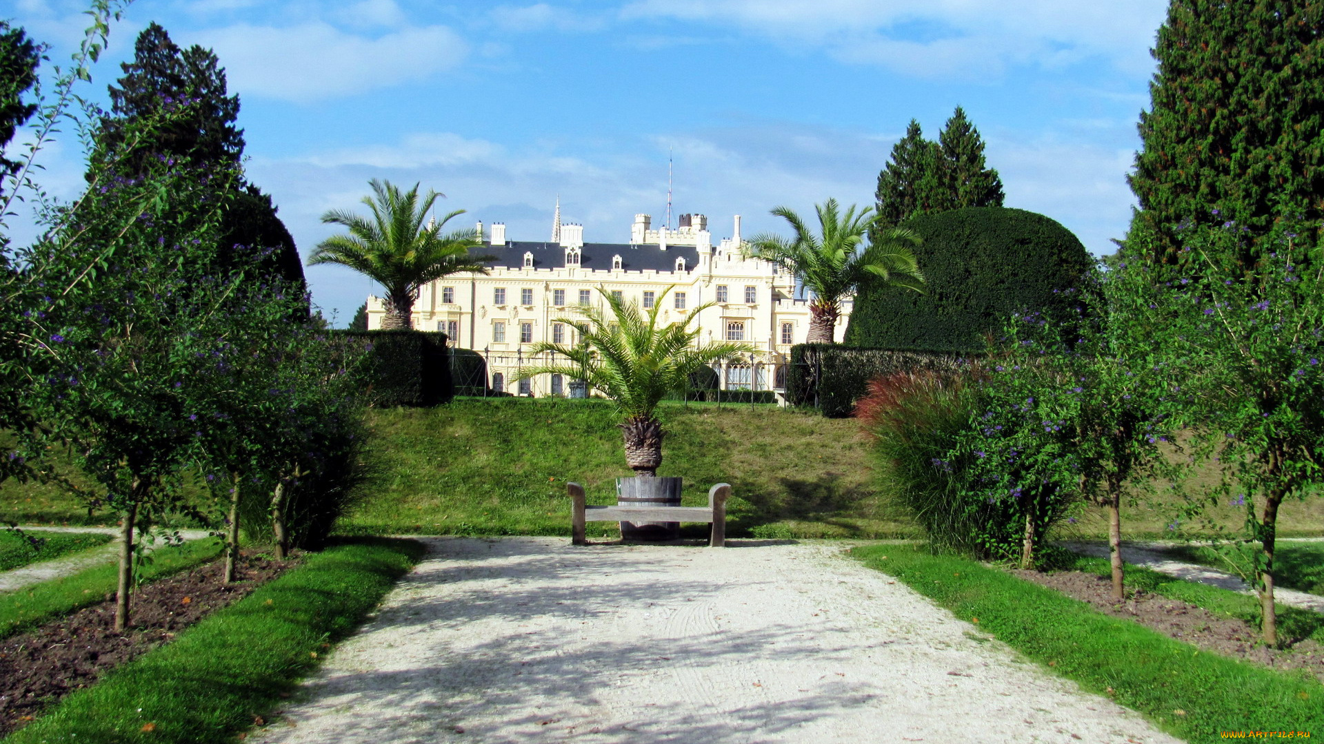 lednice, castle, города, замок, леднице, , чехия, lednice, castle