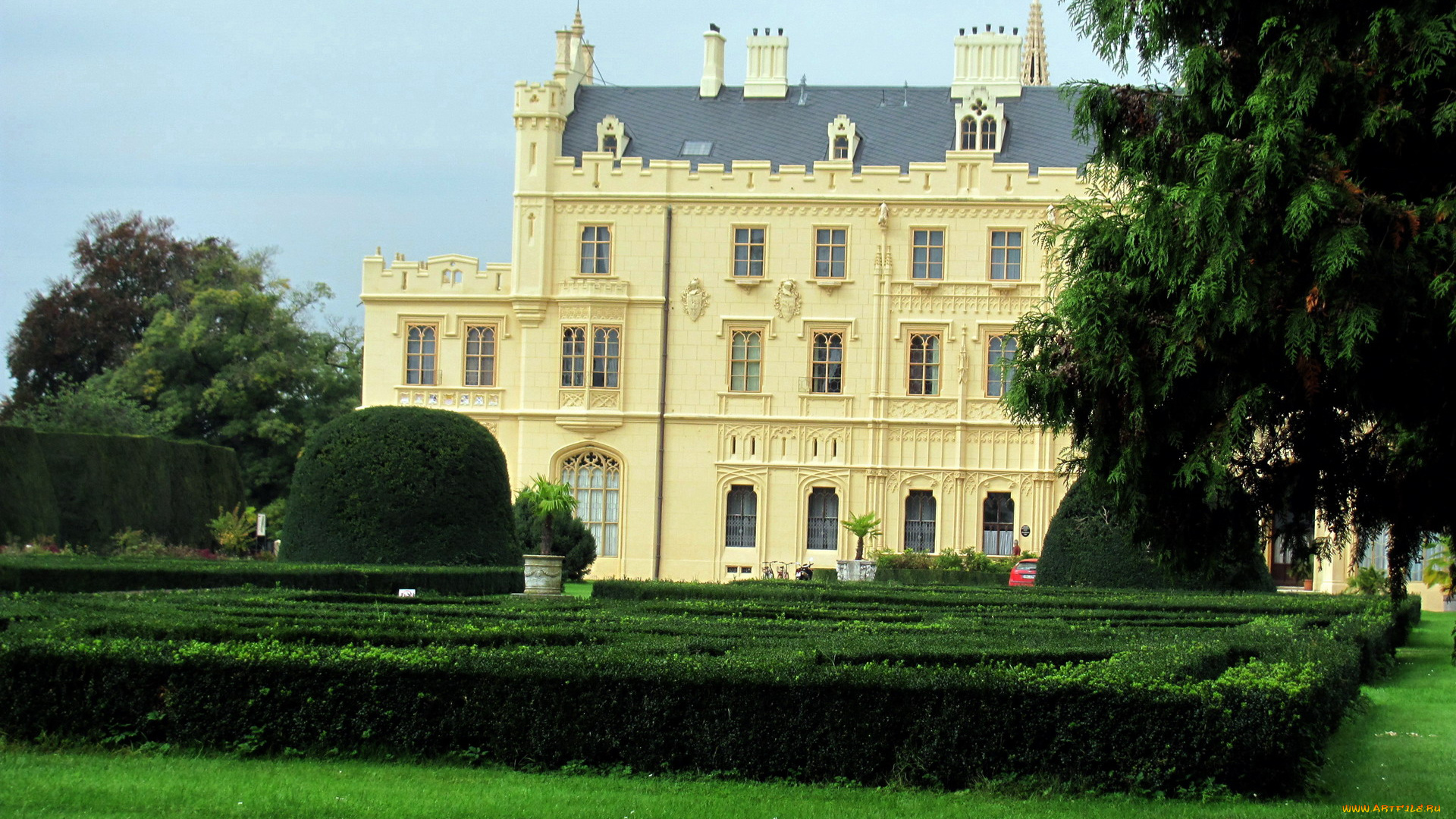 lednice, castle, города, замок, леднице, , чехия, lednice, castle