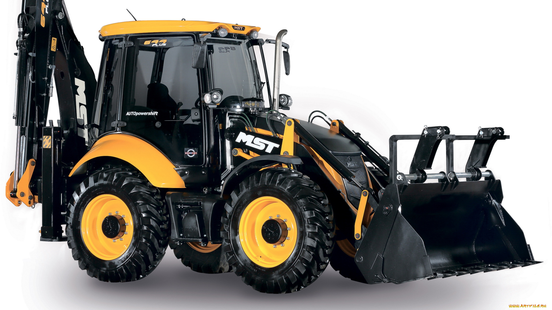техника, фронтальные, погрузчики, mst